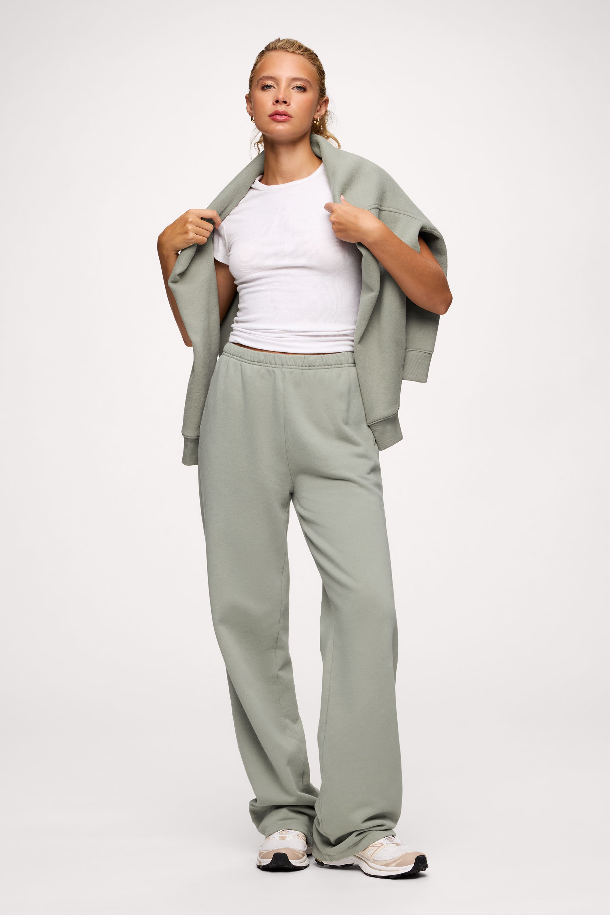 Core Fleece Wide Leg Sweatpant