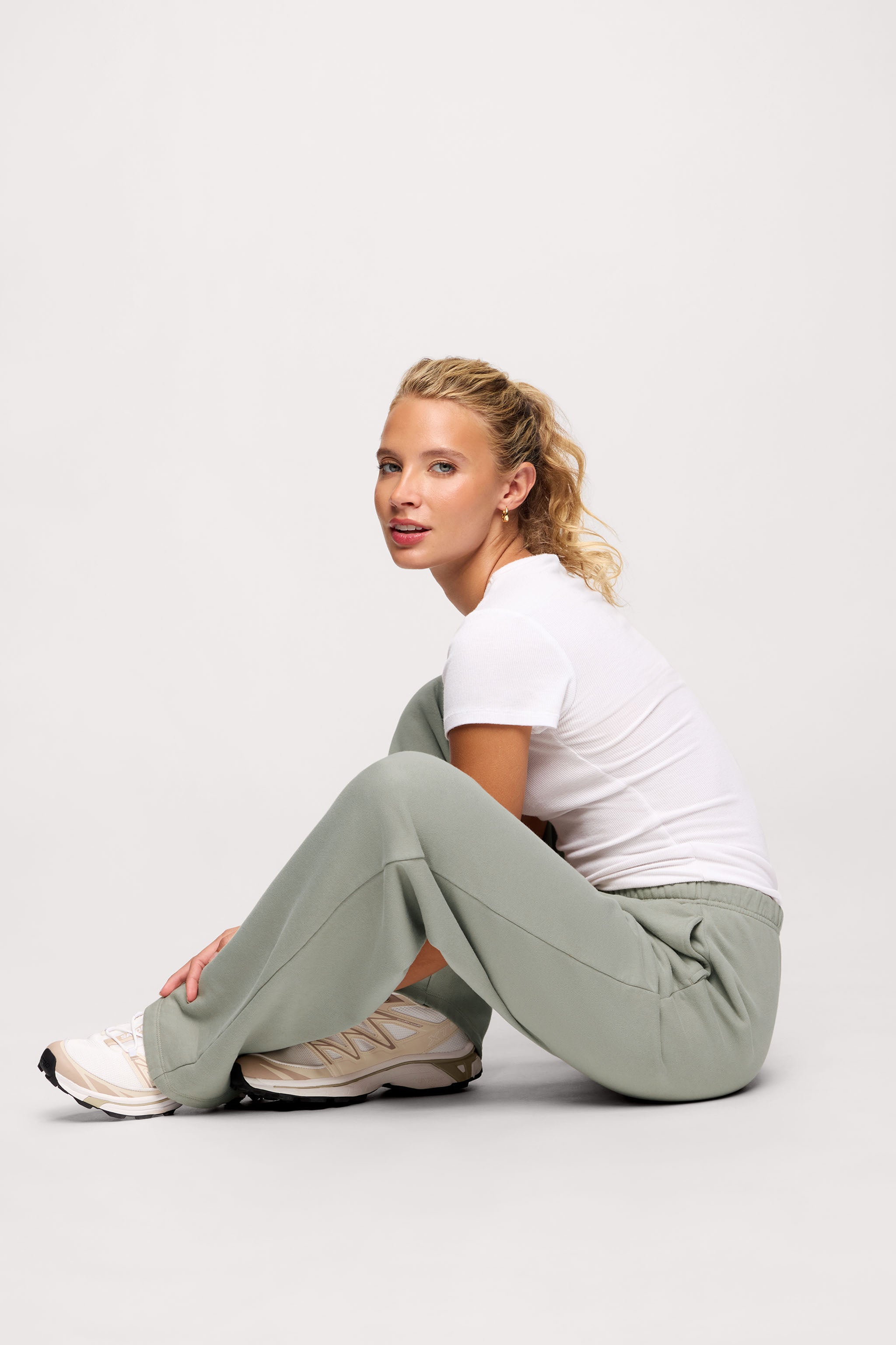 Core Fleece Wide Leg Sweatpant