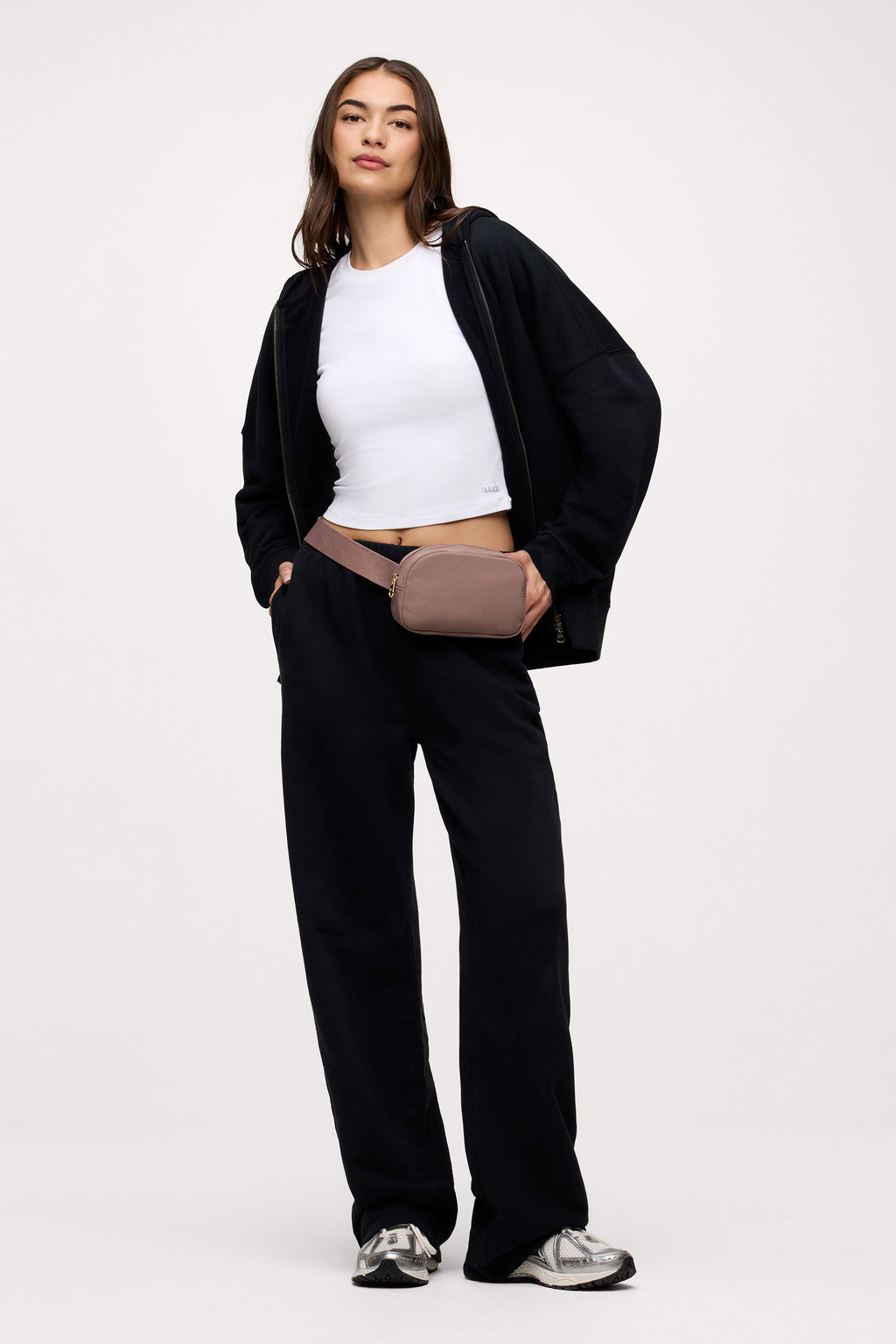 Core Fleece Two Way Zip Hoodie