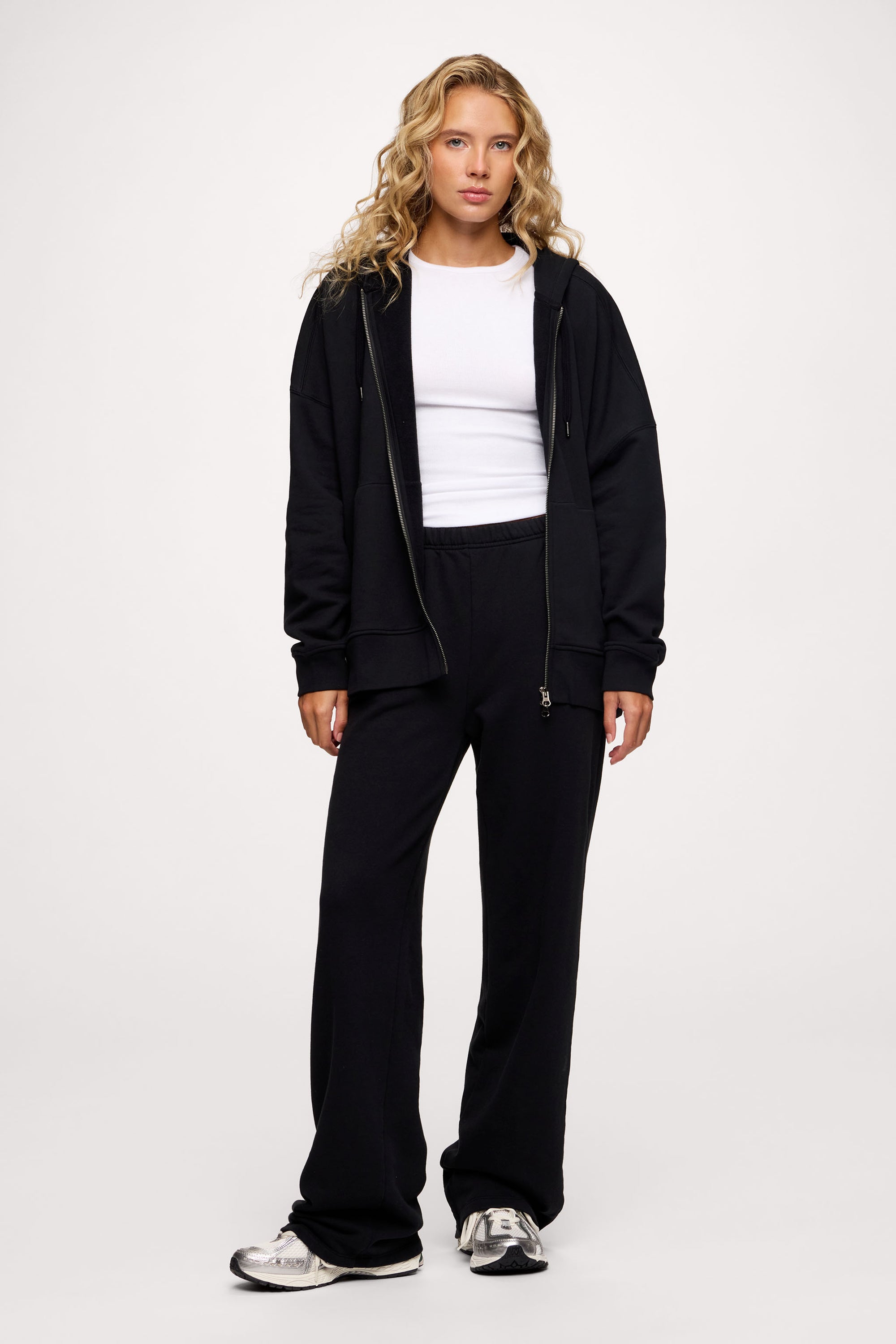 Core Fleece Two Way Zip Hoodie