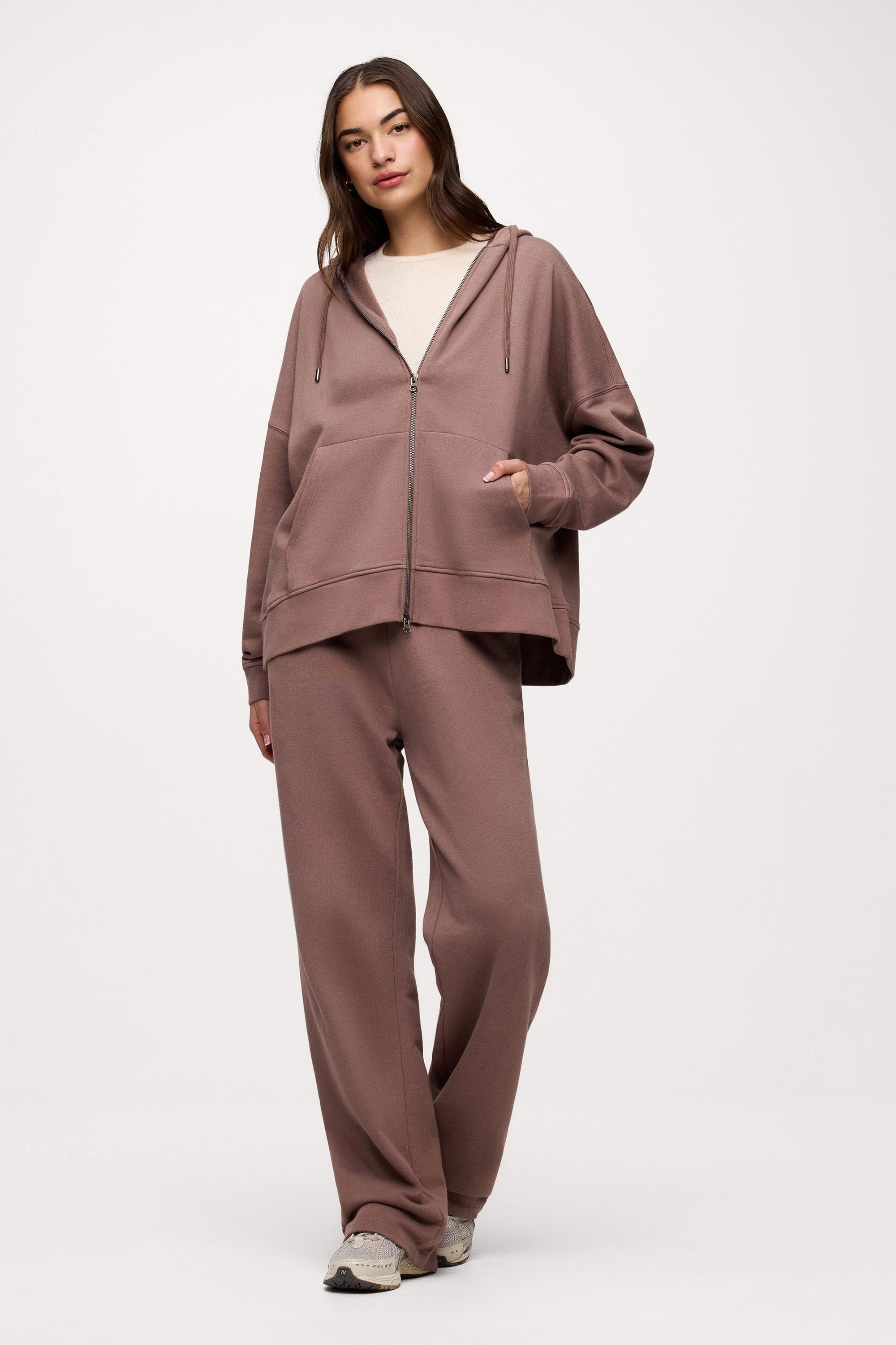 Core Fleece Two Way Zip Hoodie
