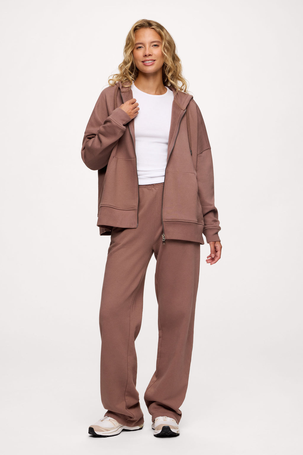 Core Fleece Two Way Zip Hoodie
