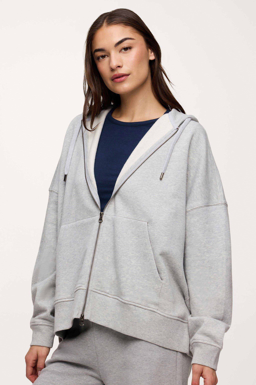 Core Fleece Two Way Zip Hoodie