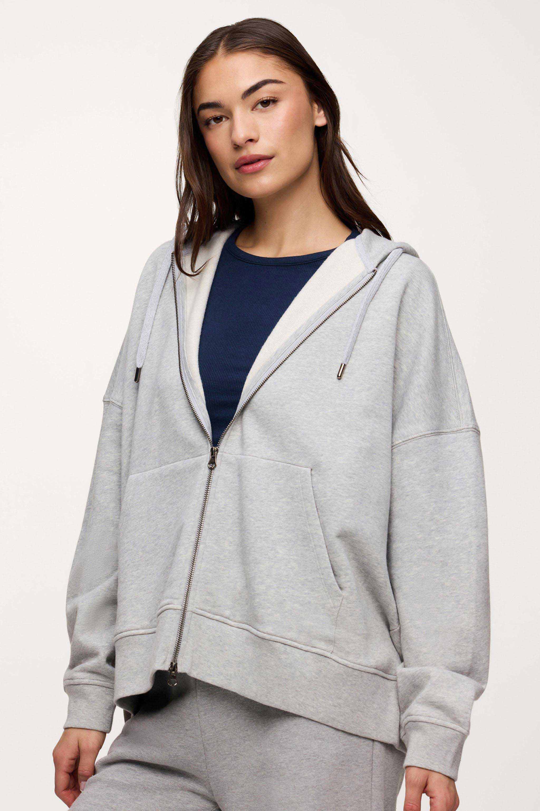 Core Fleece Two Way Zip Hoodie