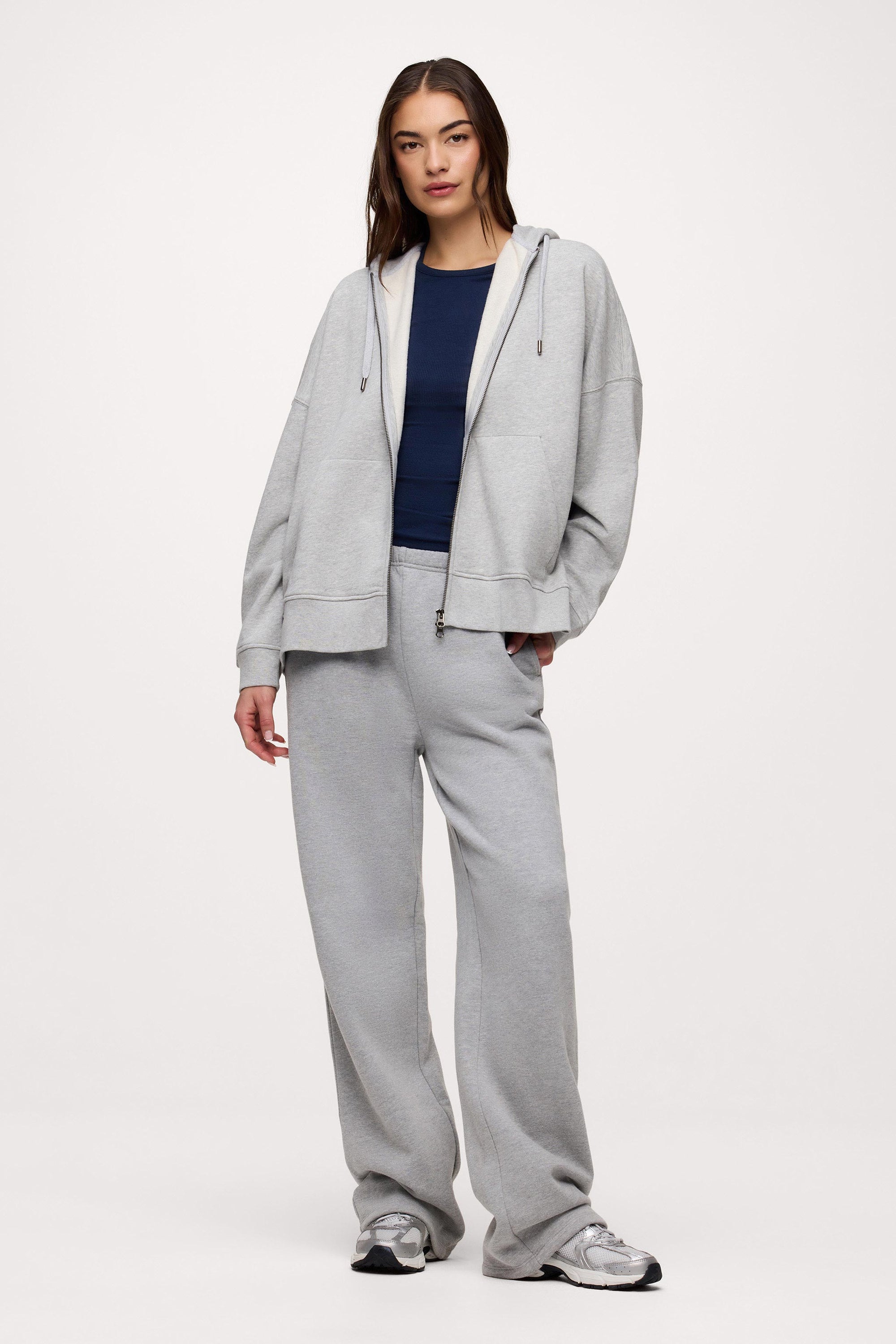 Core Fleece Two Way Zip Hoodie