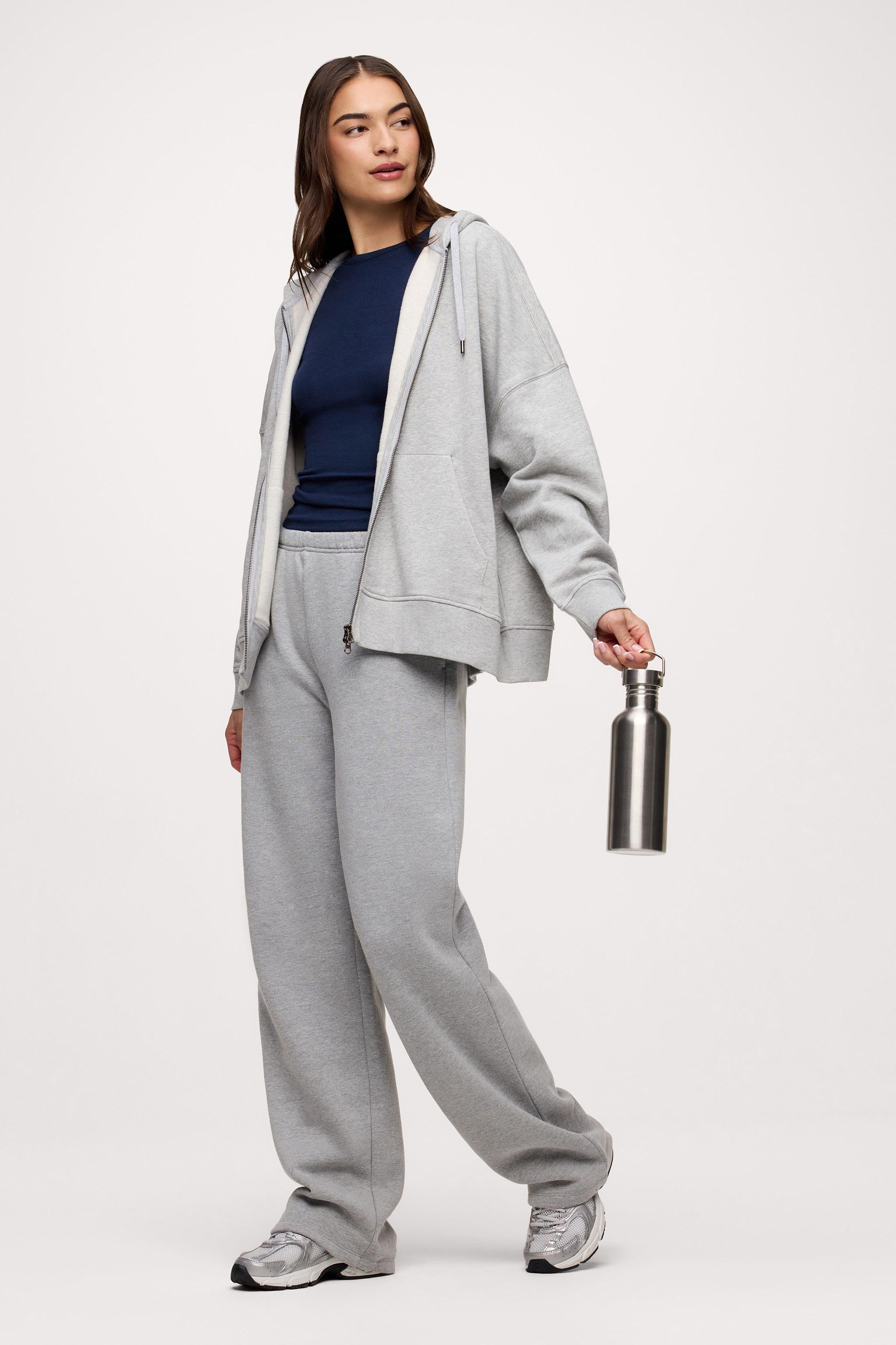 Core Fleece Two Way Zip Hoodie