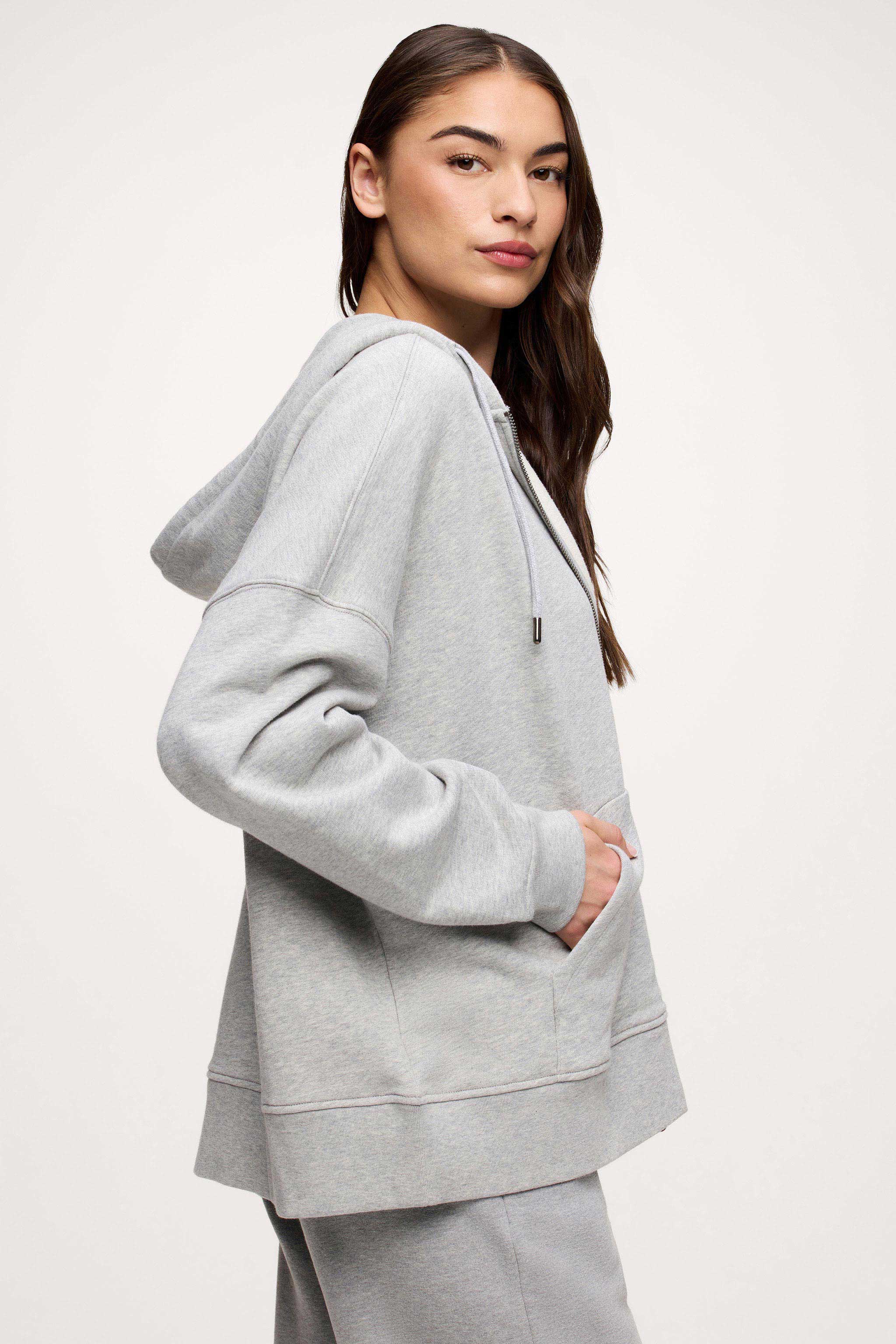 Core Fleece Two Way Zip Hoodie