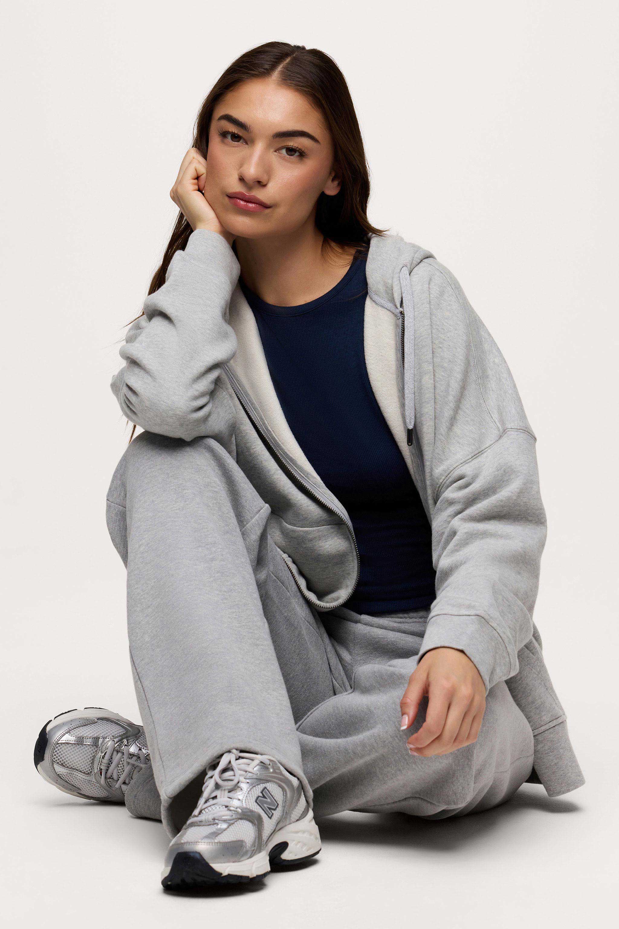 Core Fleece Two Way Zip Hoodie