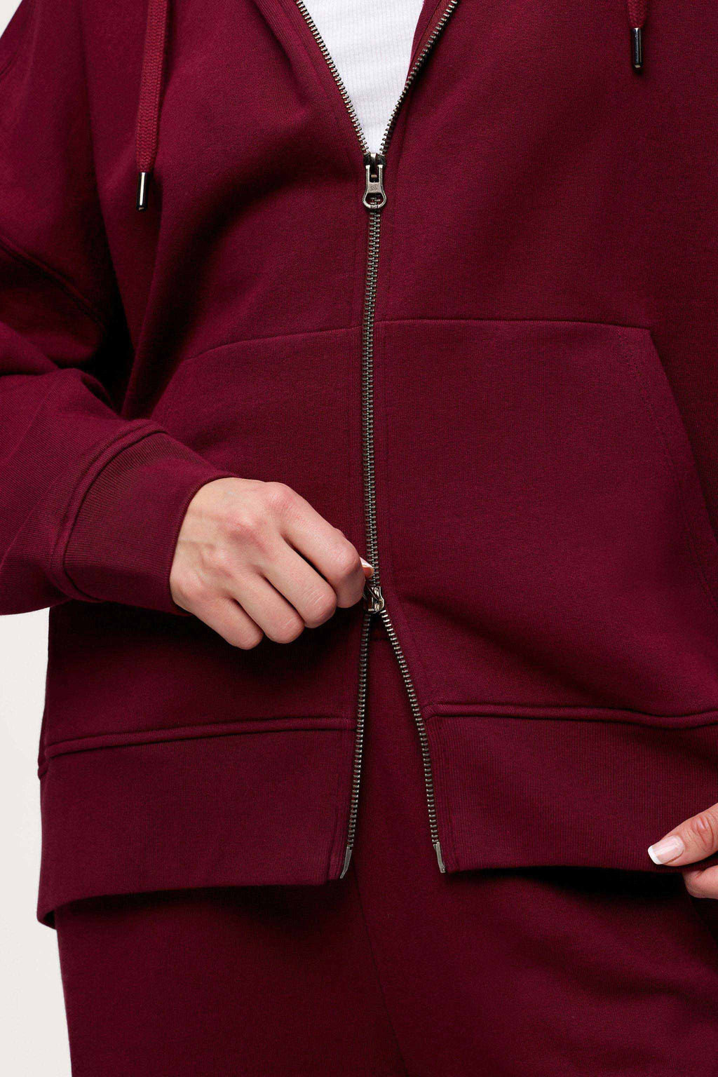 Core Fleece Two Way Zip Hoodie