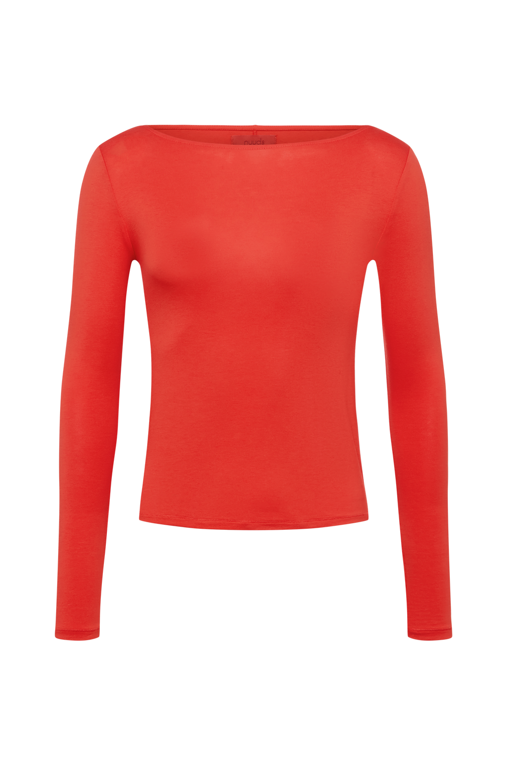 Slinky Jersey Boat Neck Long Sleeve Shirt