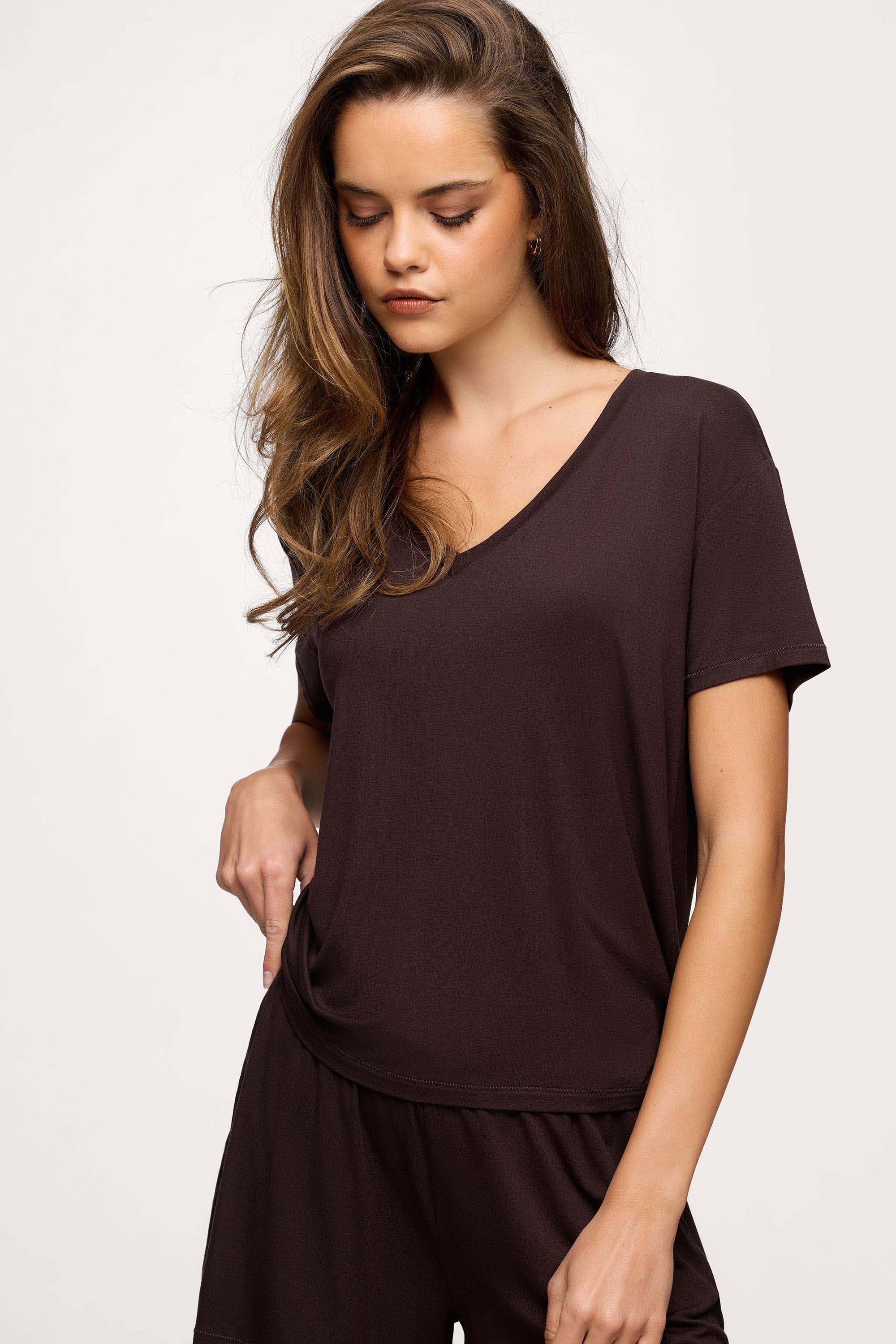 V-Neck Pajama Tee