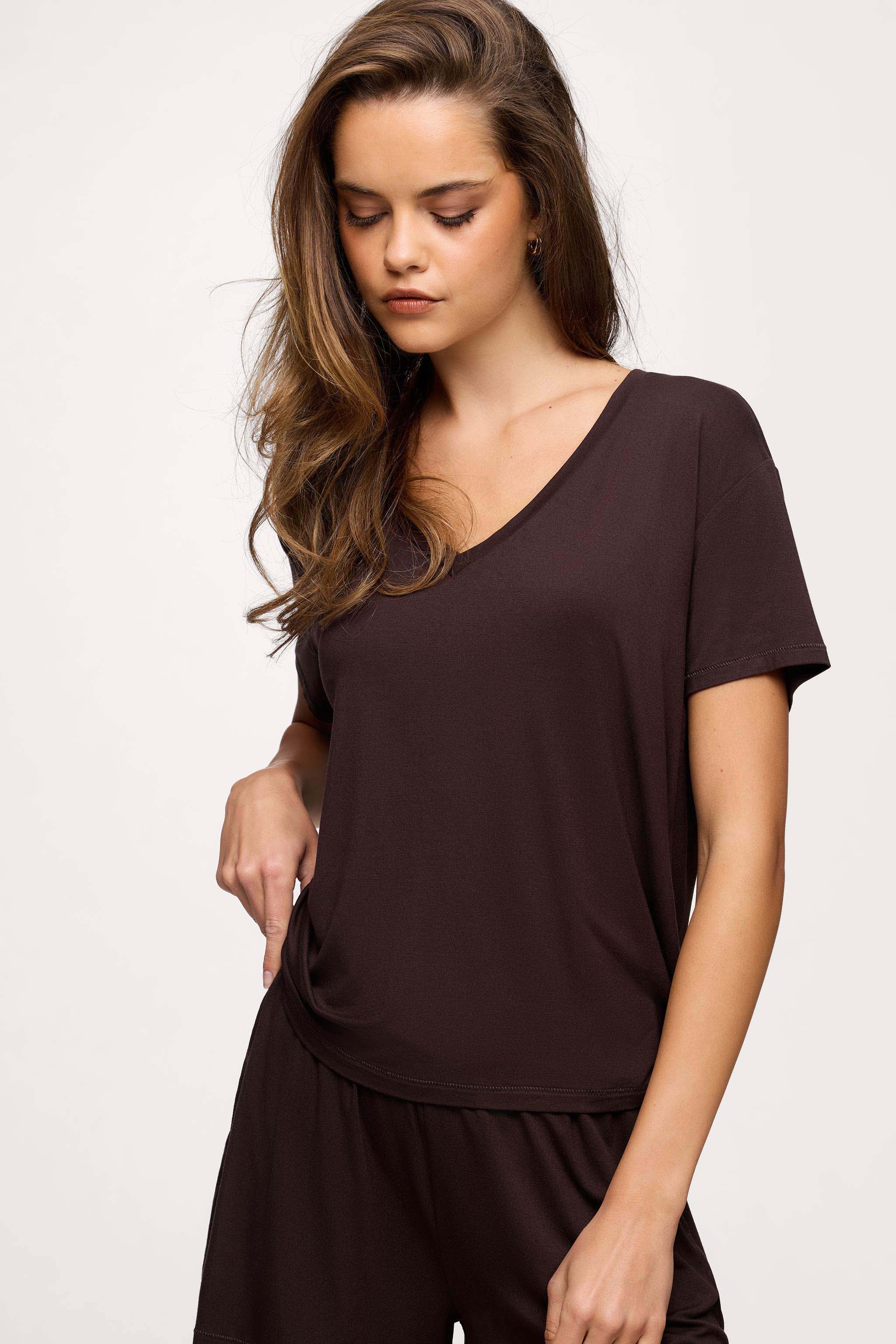 V-Neck Pajama Tee
