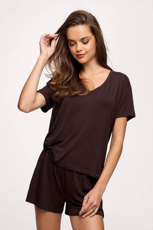 V-Neck Pajama Tee