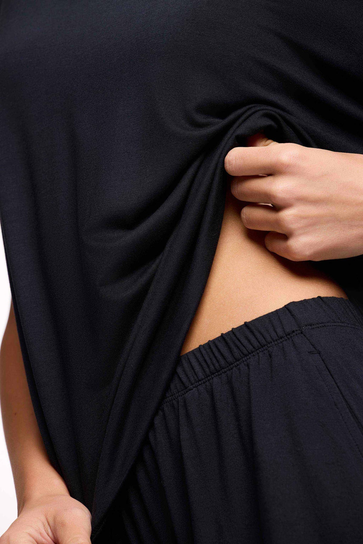 Color:Black | Boyfriend Pajama Tee