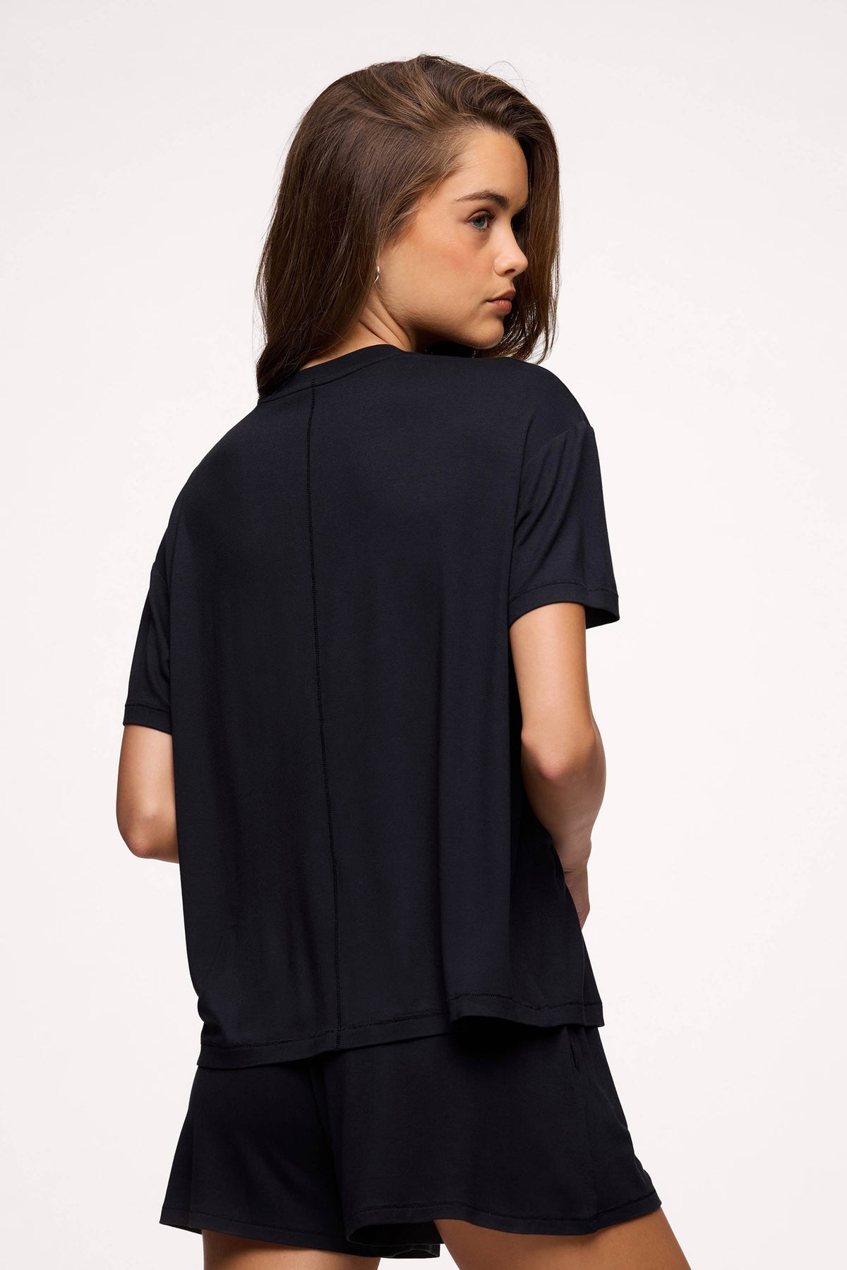 Color:Black | Boyfriend Pajama Tee