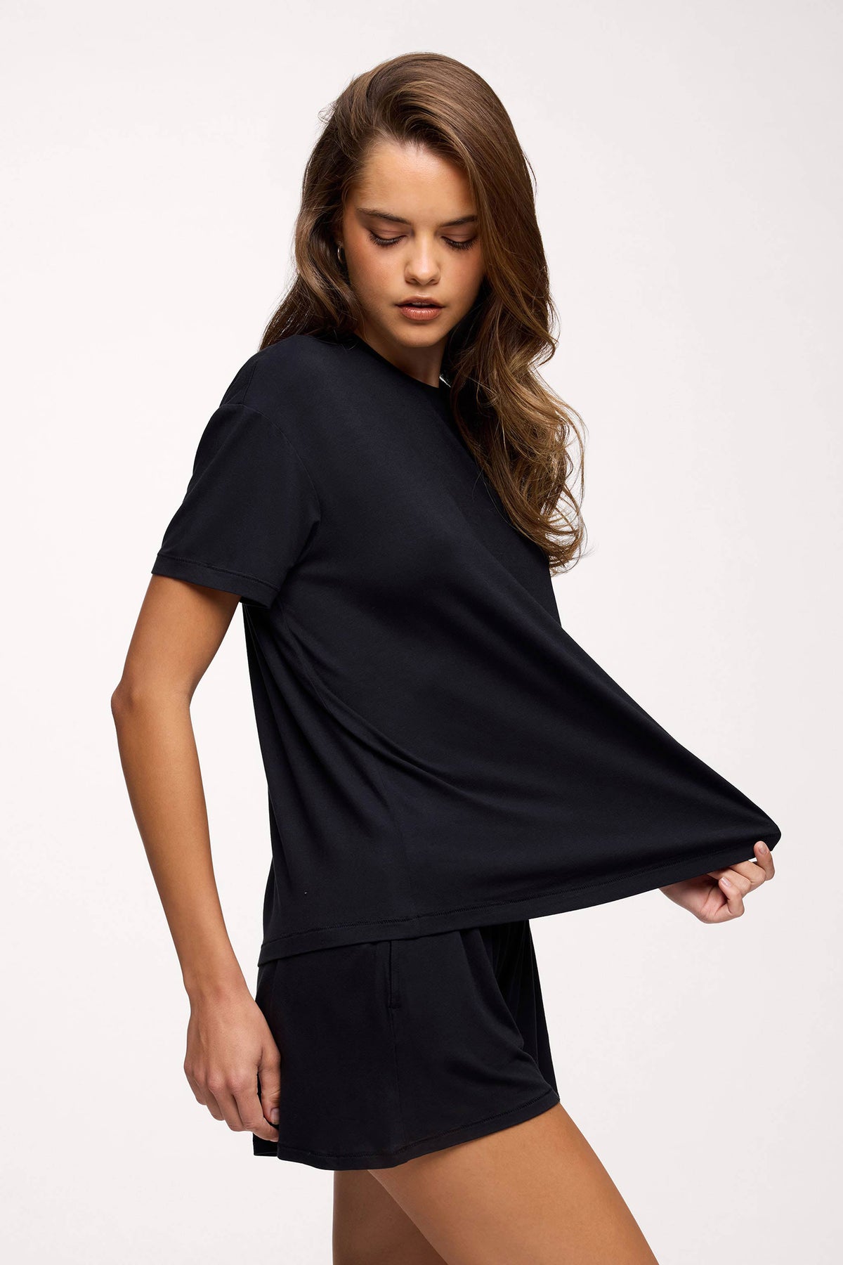 Color:Black | Boyfriend Pajama Tee