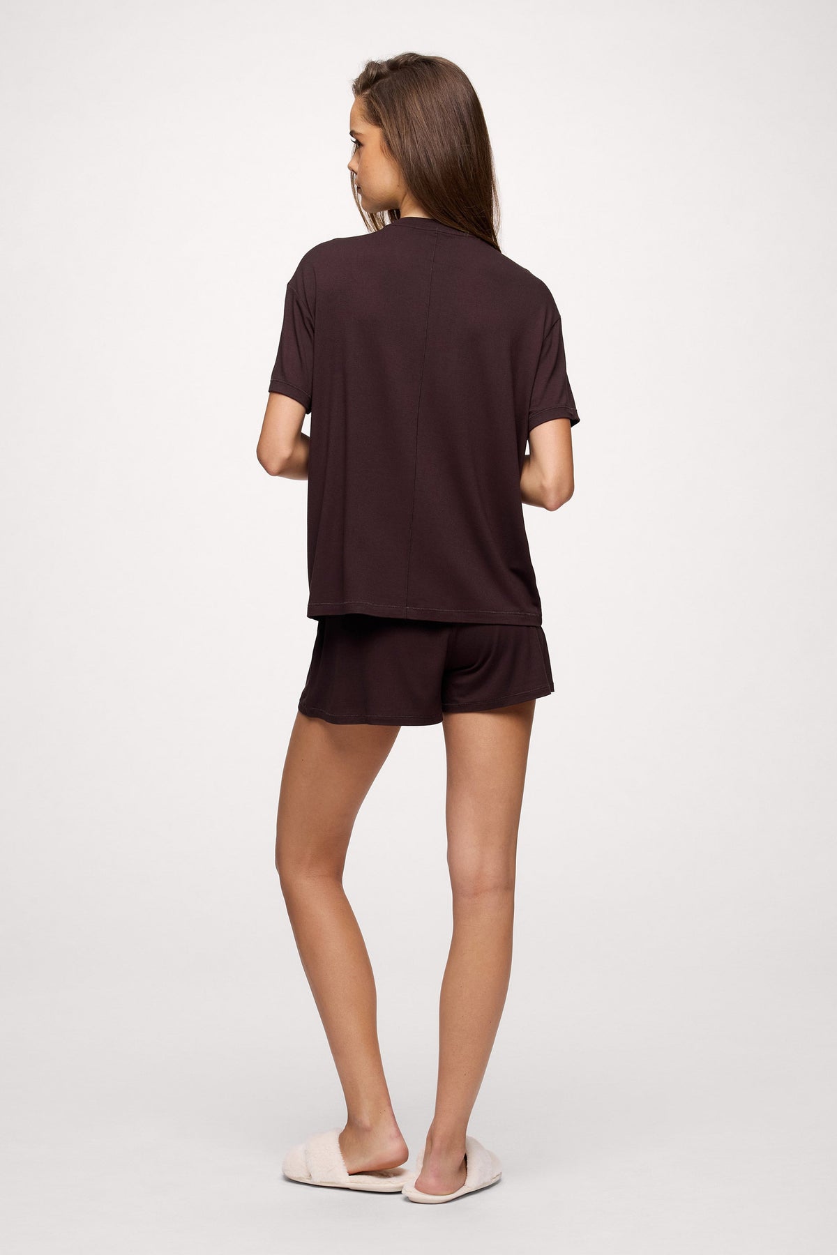 Color:Espresso | Boyfriend Pajama Tee