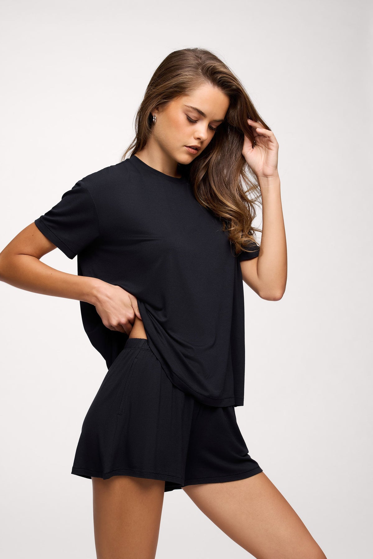 Color:Black | Pajama Short