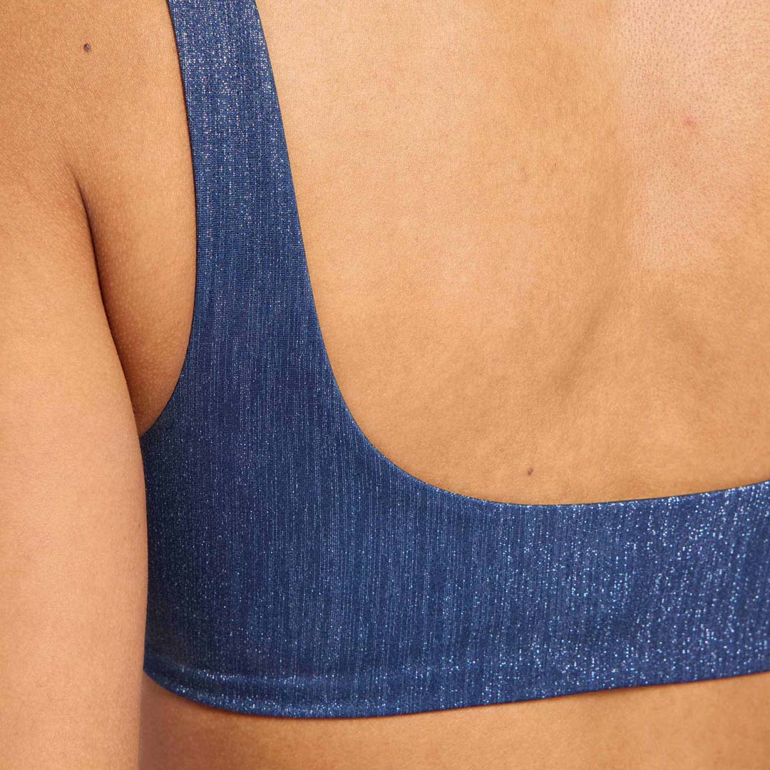 Shimmer Plunge Bikini Top