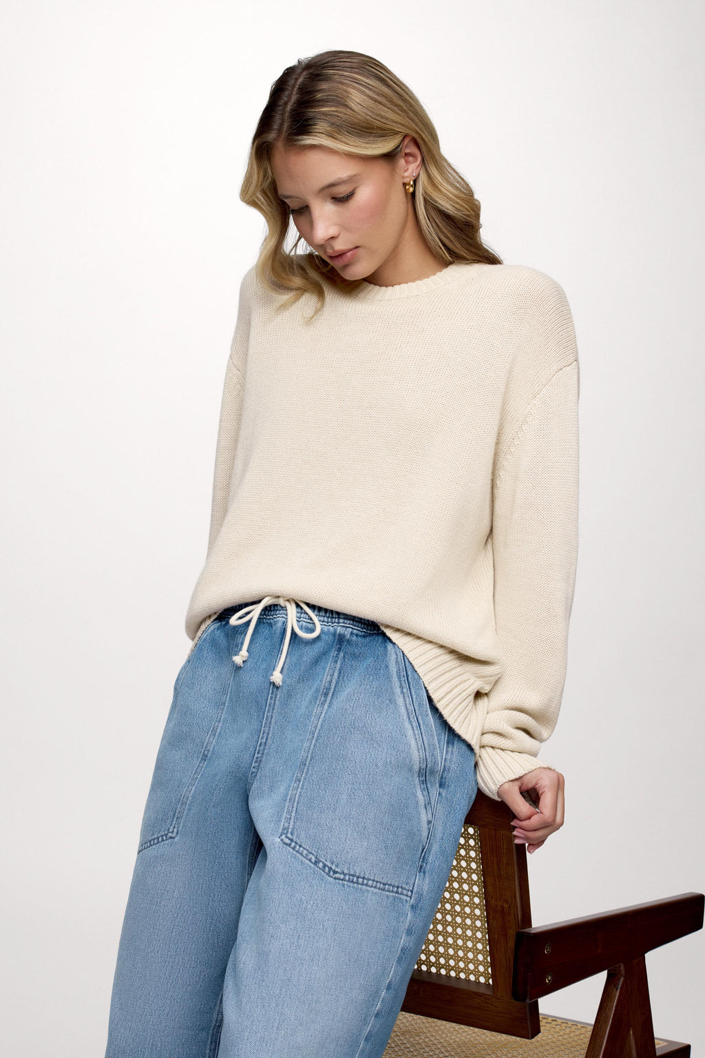 Cotton Crew Sweater