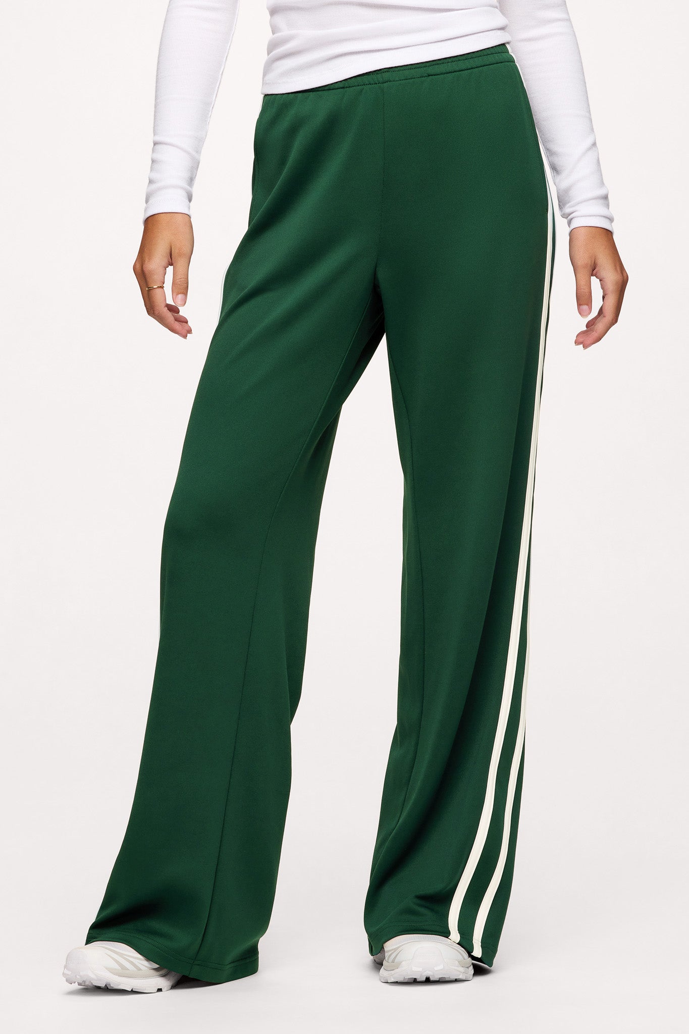 nuuds track pant women wide leg casual pants