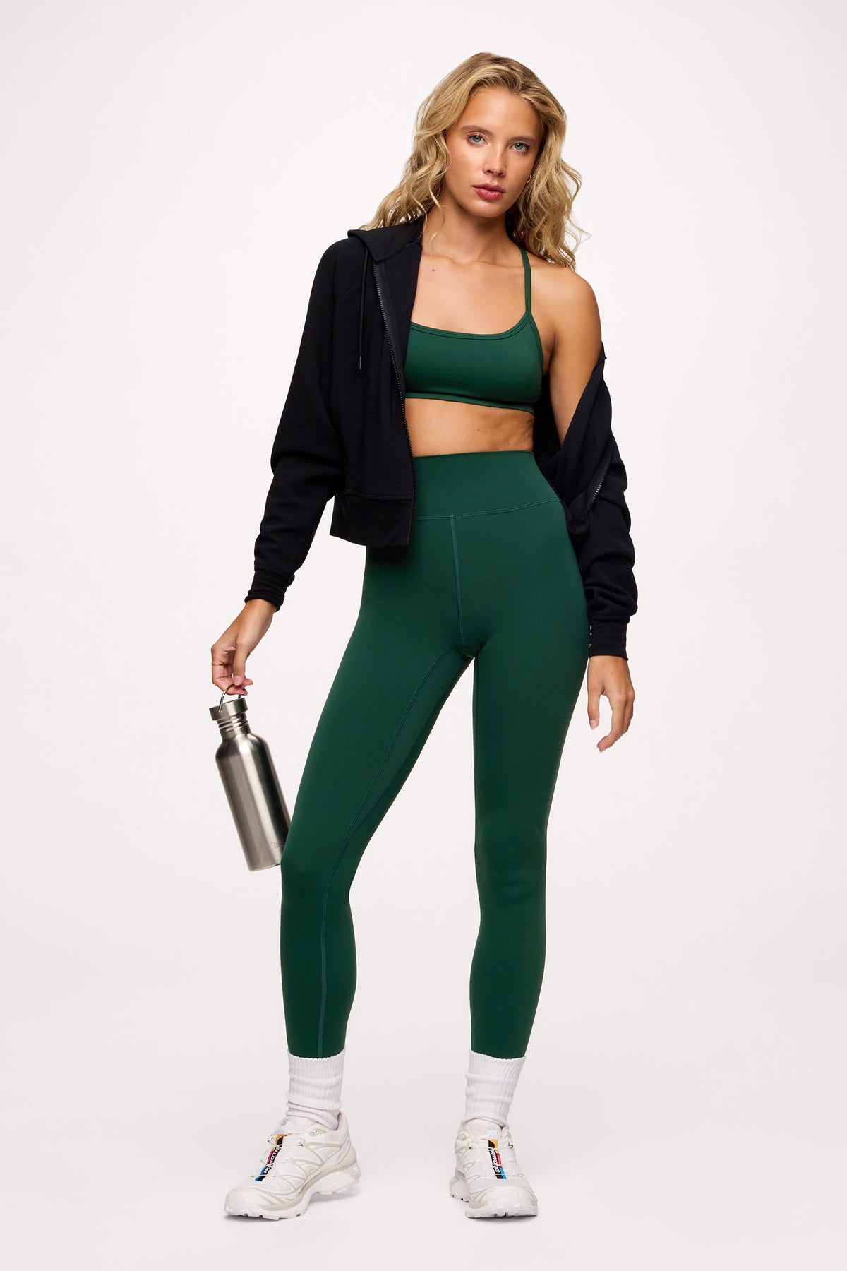 Color:Hunter | nuuds motion legging women workout leggings high waisted spandex