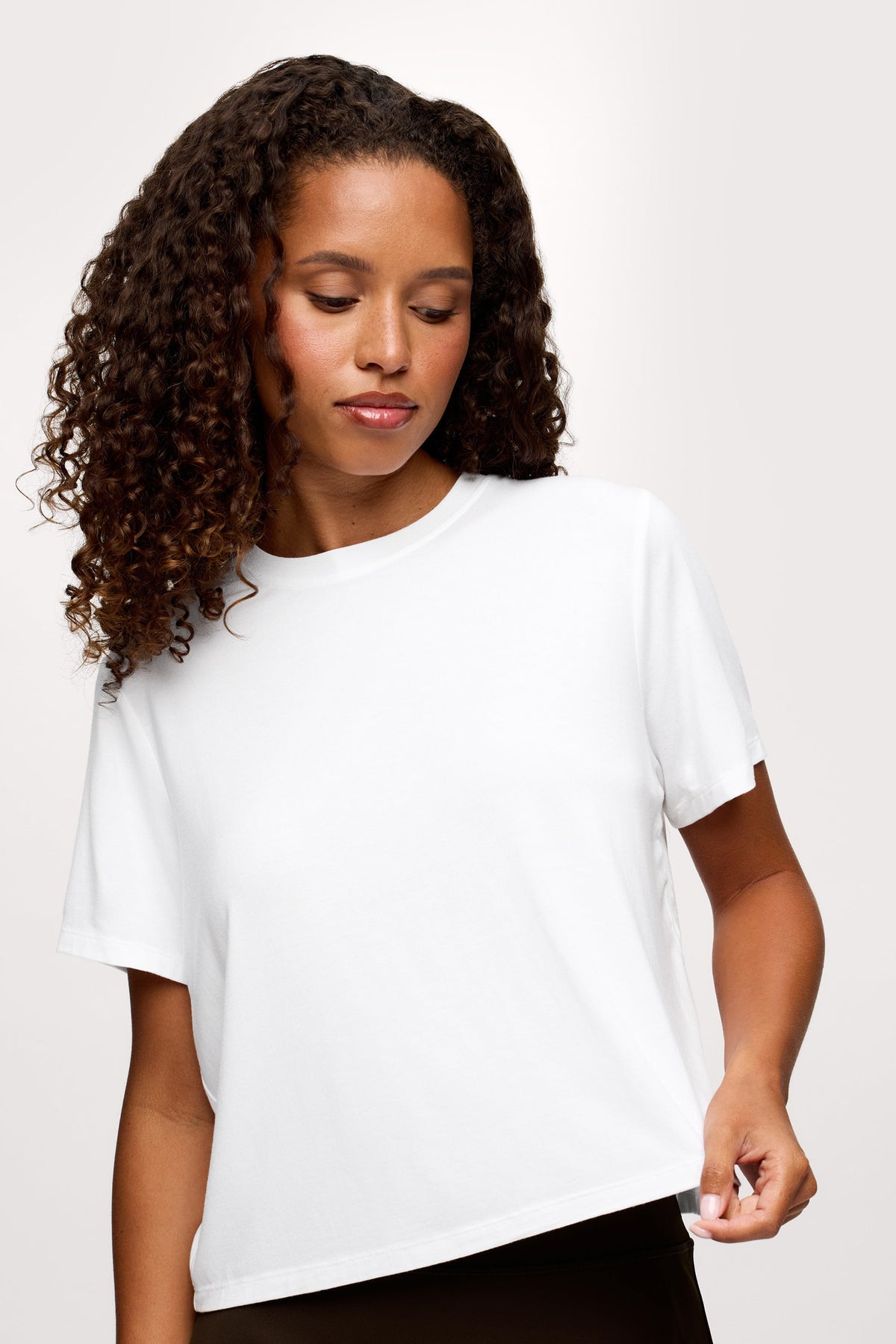 Color:White | Featherweight Active Tee
