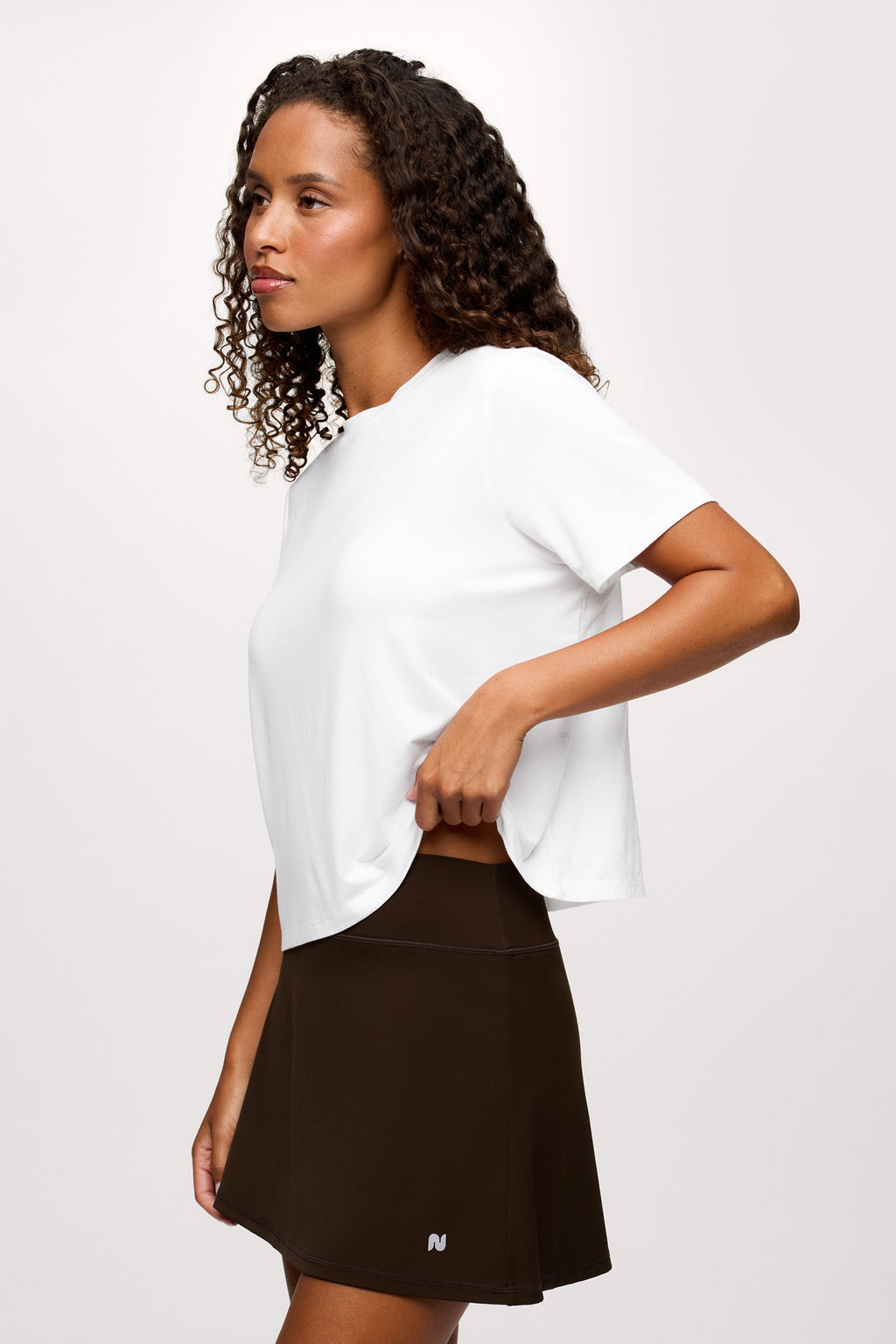 Color:White | Featherweight Active Tee