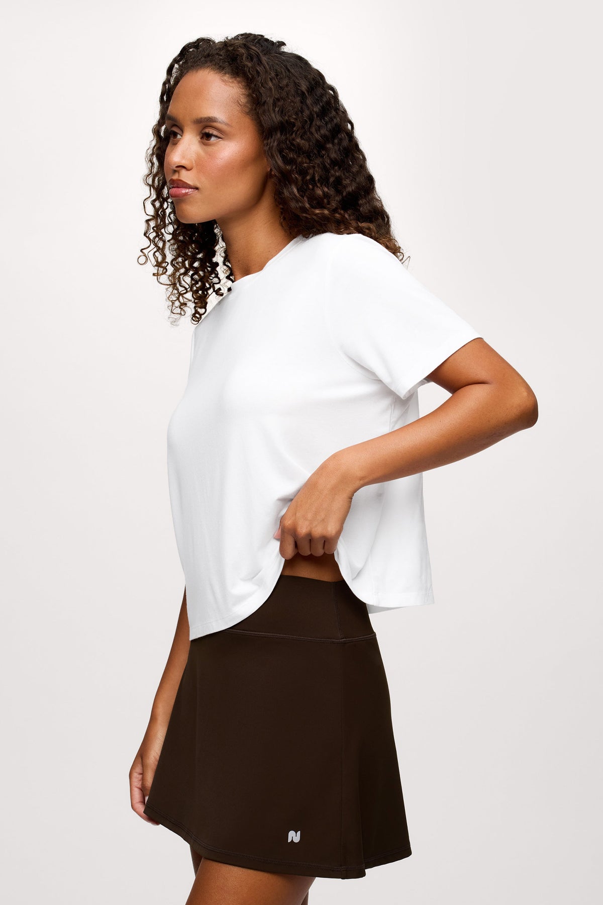 Color:White | Featherweight Active Tee