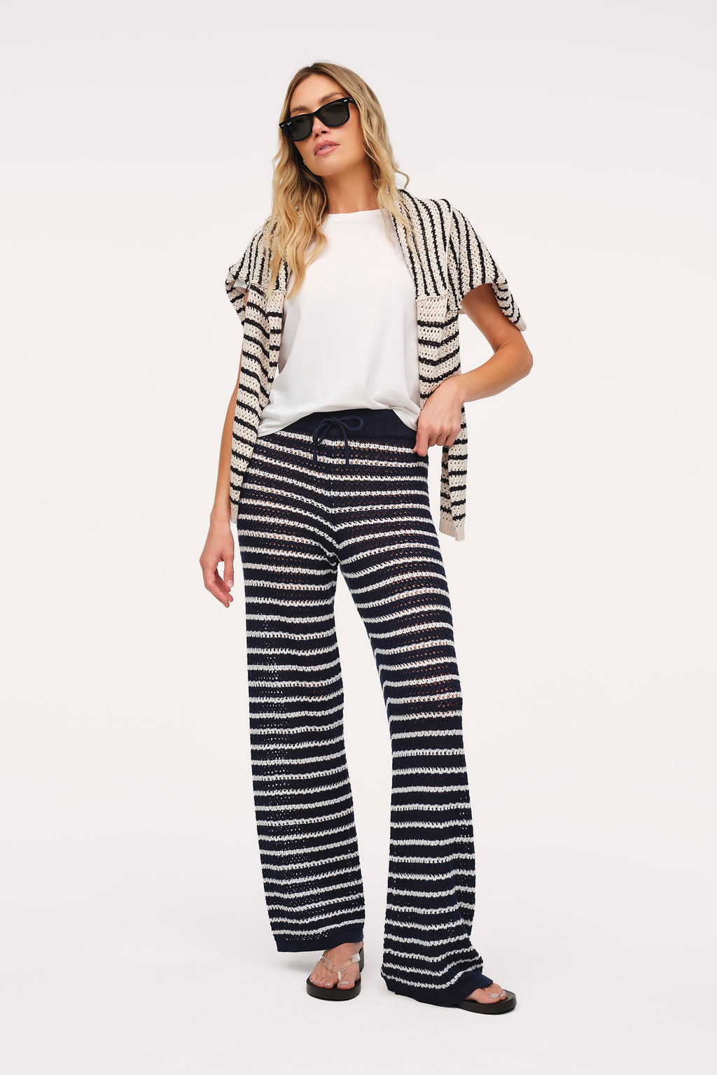 Cotton Crochet Sweater Pant