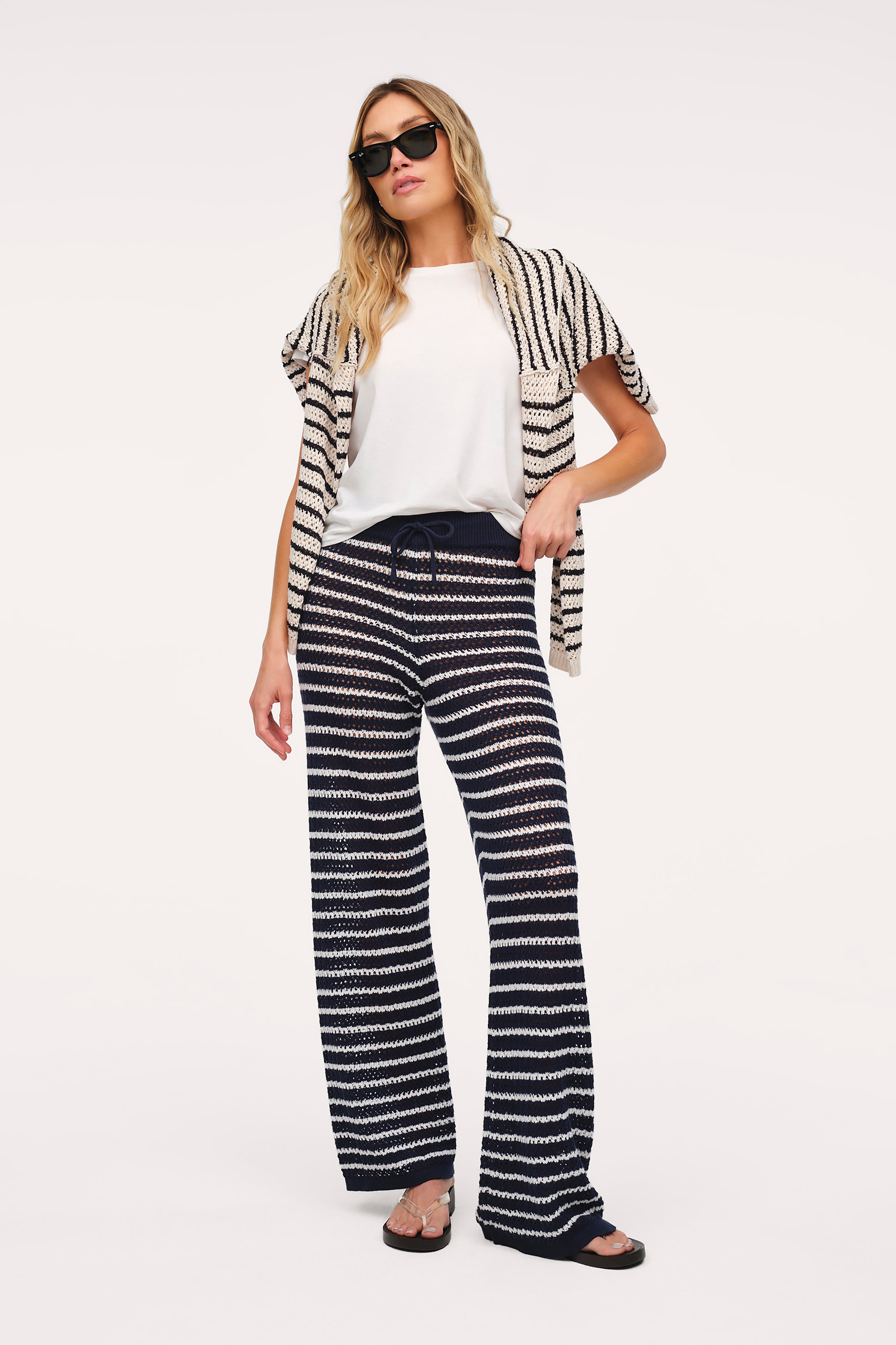 Cotton Crochet Sweater Pant