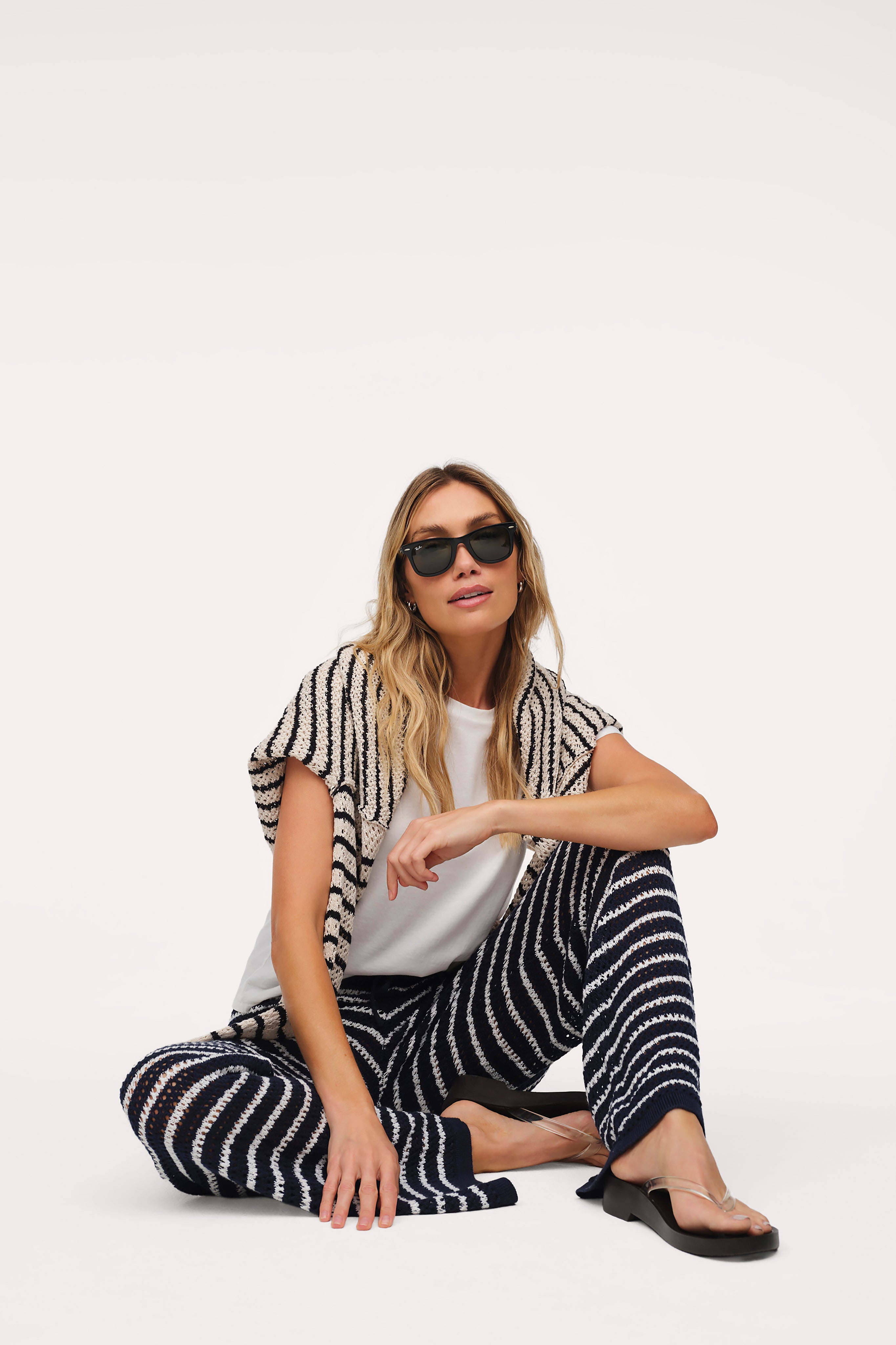 Cotton Crochet Sweater Pant