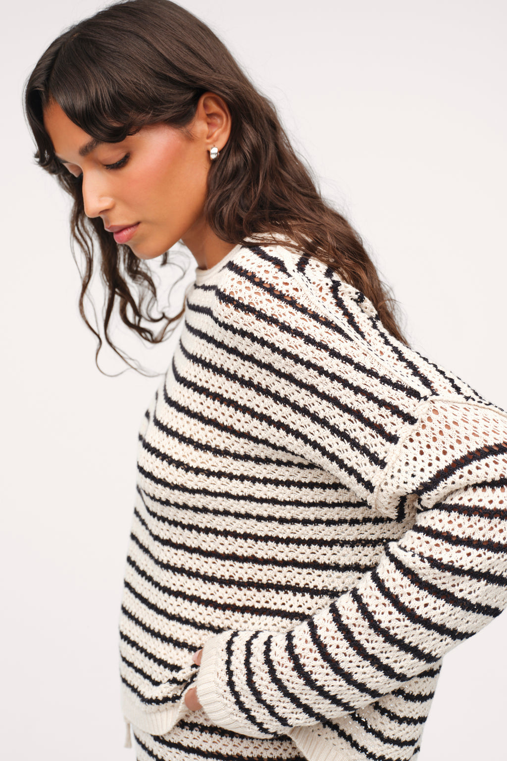 Cotton Crochet Sweater