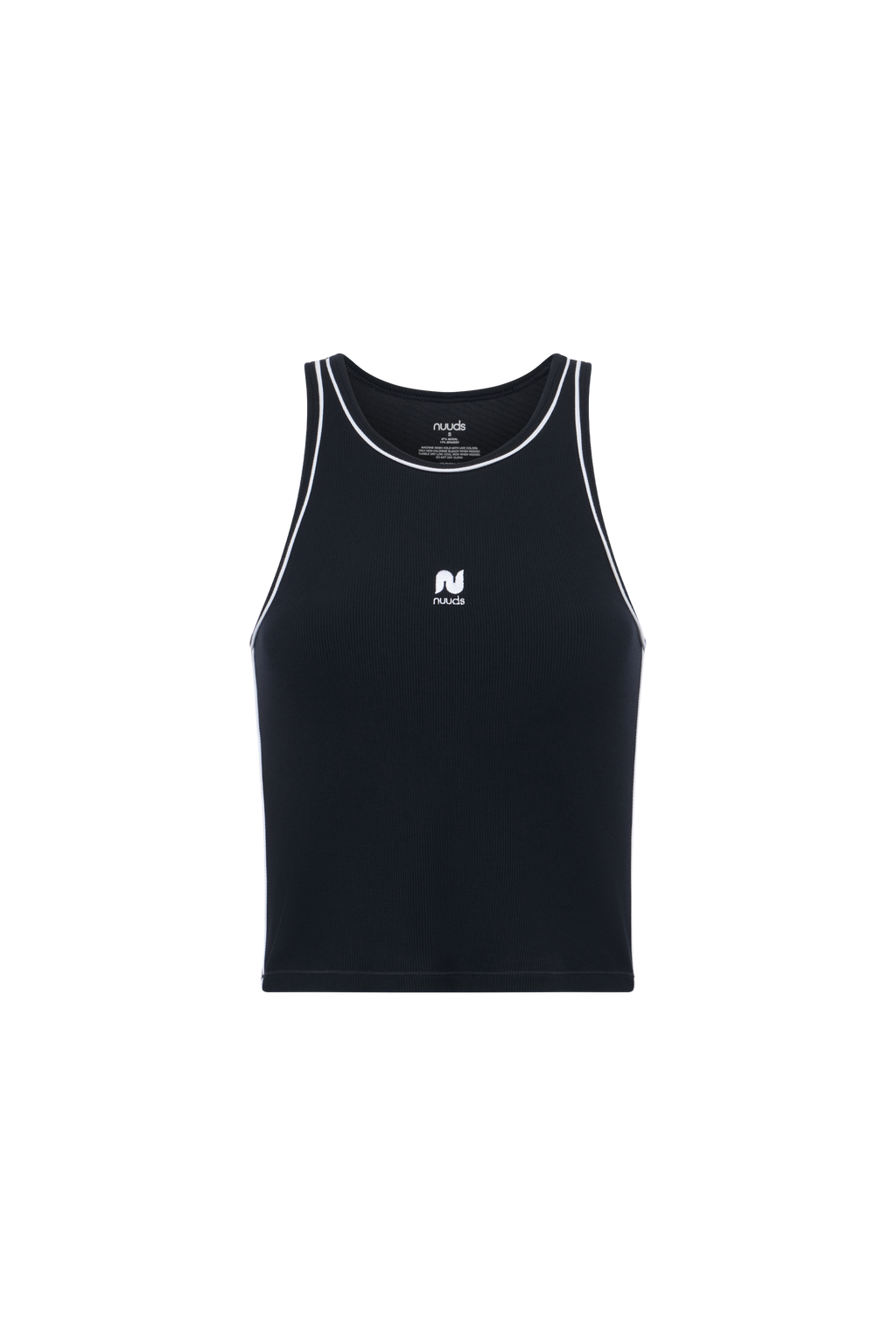 Sporty Rib Piped Racer Tank