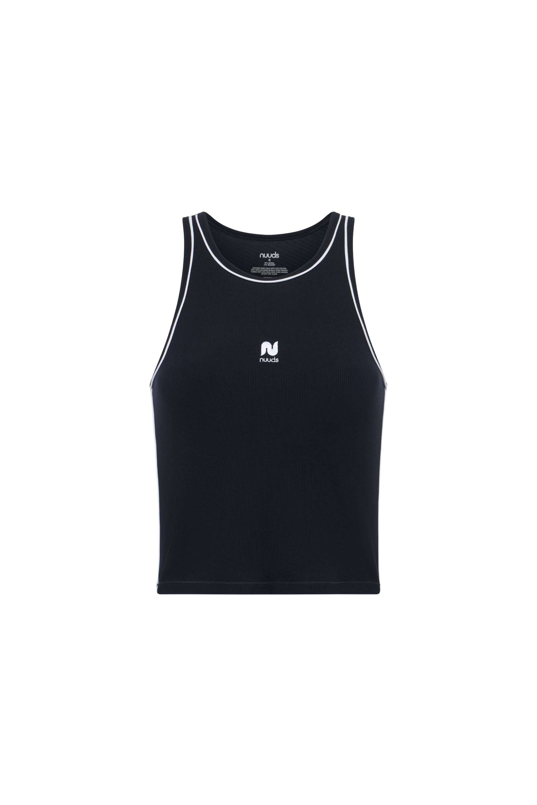 Sporty Rib Piped Racer Tank