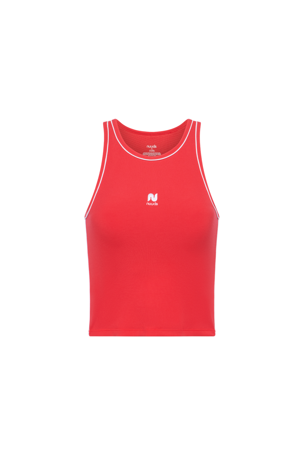 Sporty Rib Piped Racer Tank