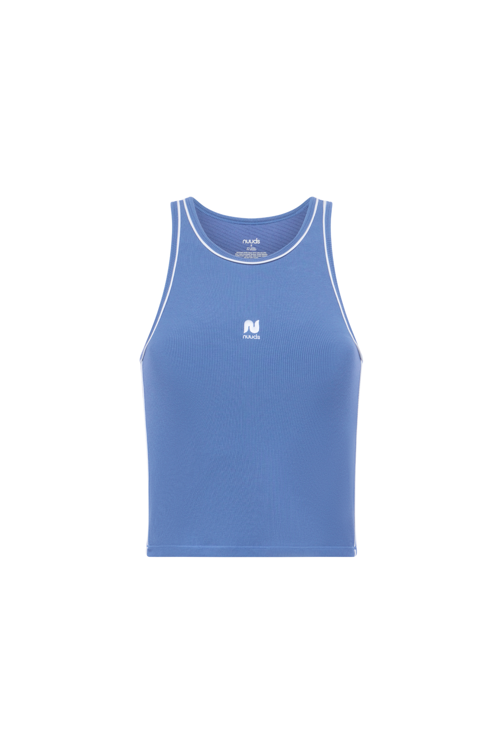 Sporty Rib Piped Racer Tank
