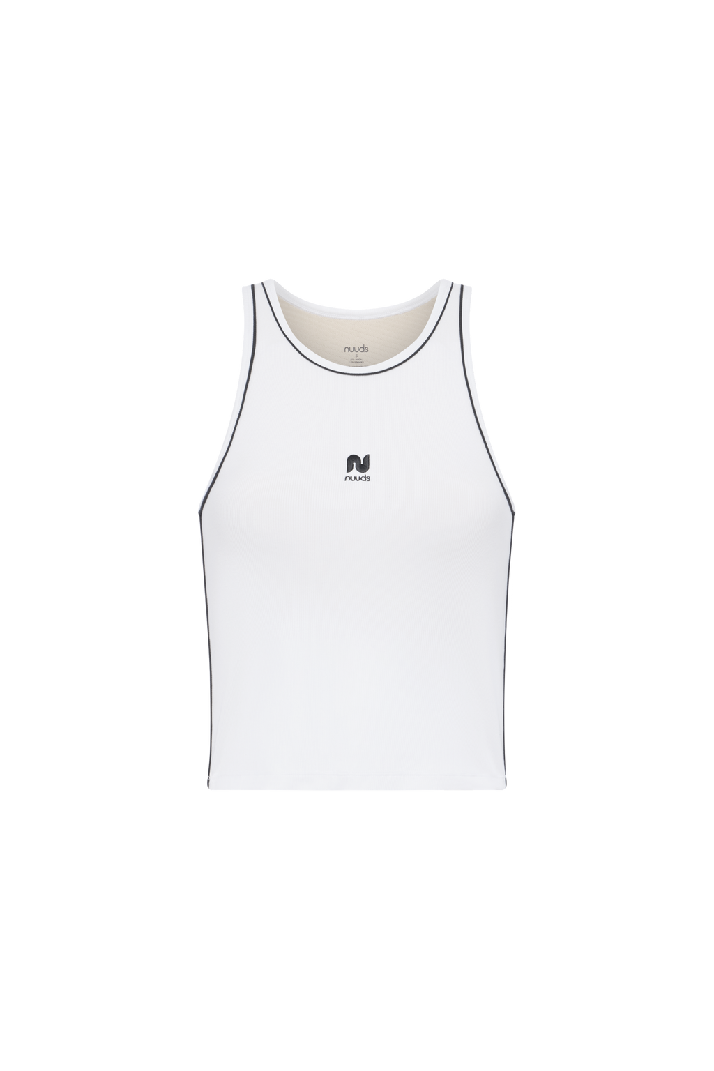 Sporty Rib Piped Racer Tank