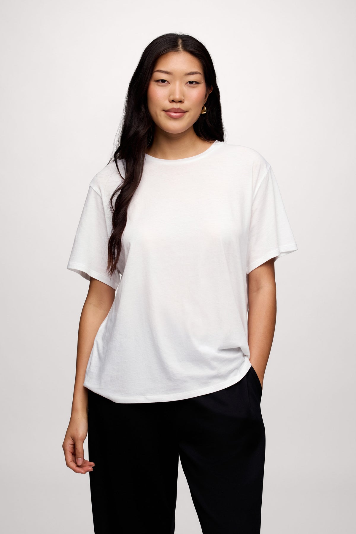 Color:White | Loose Tee