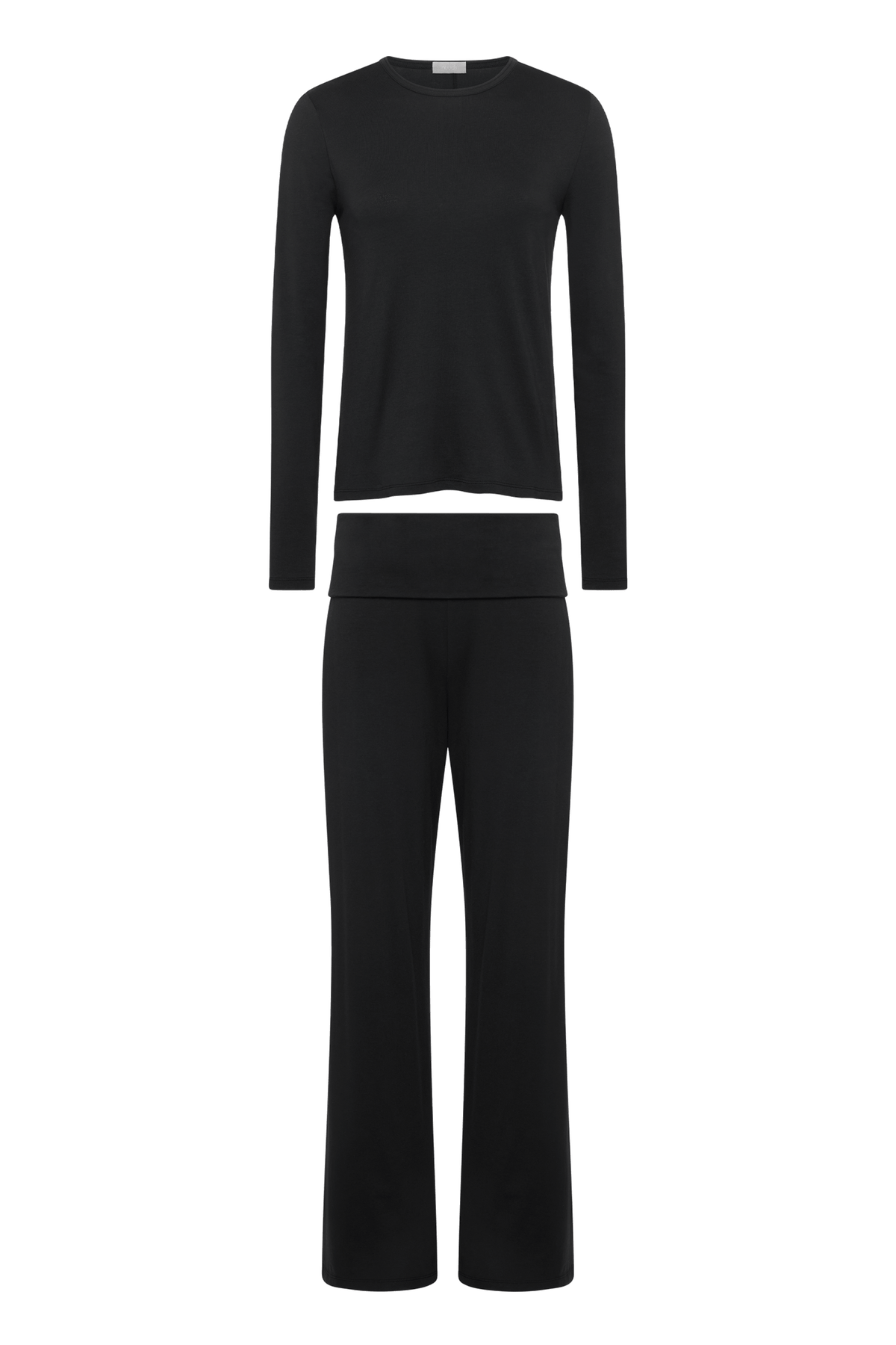 Color:Black | Slinky Jersey Lounge Set
