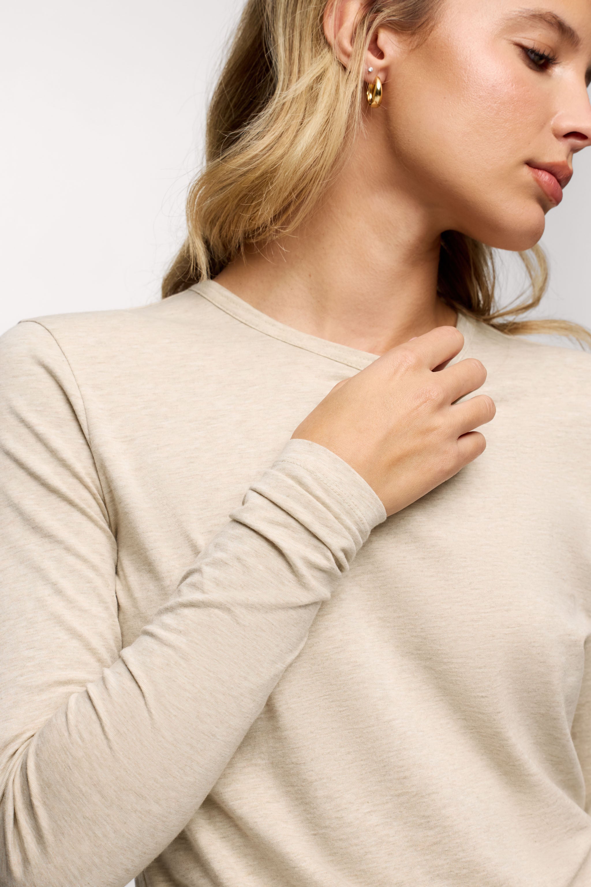 Slinky Jersey Lounge Set | Heather Oat