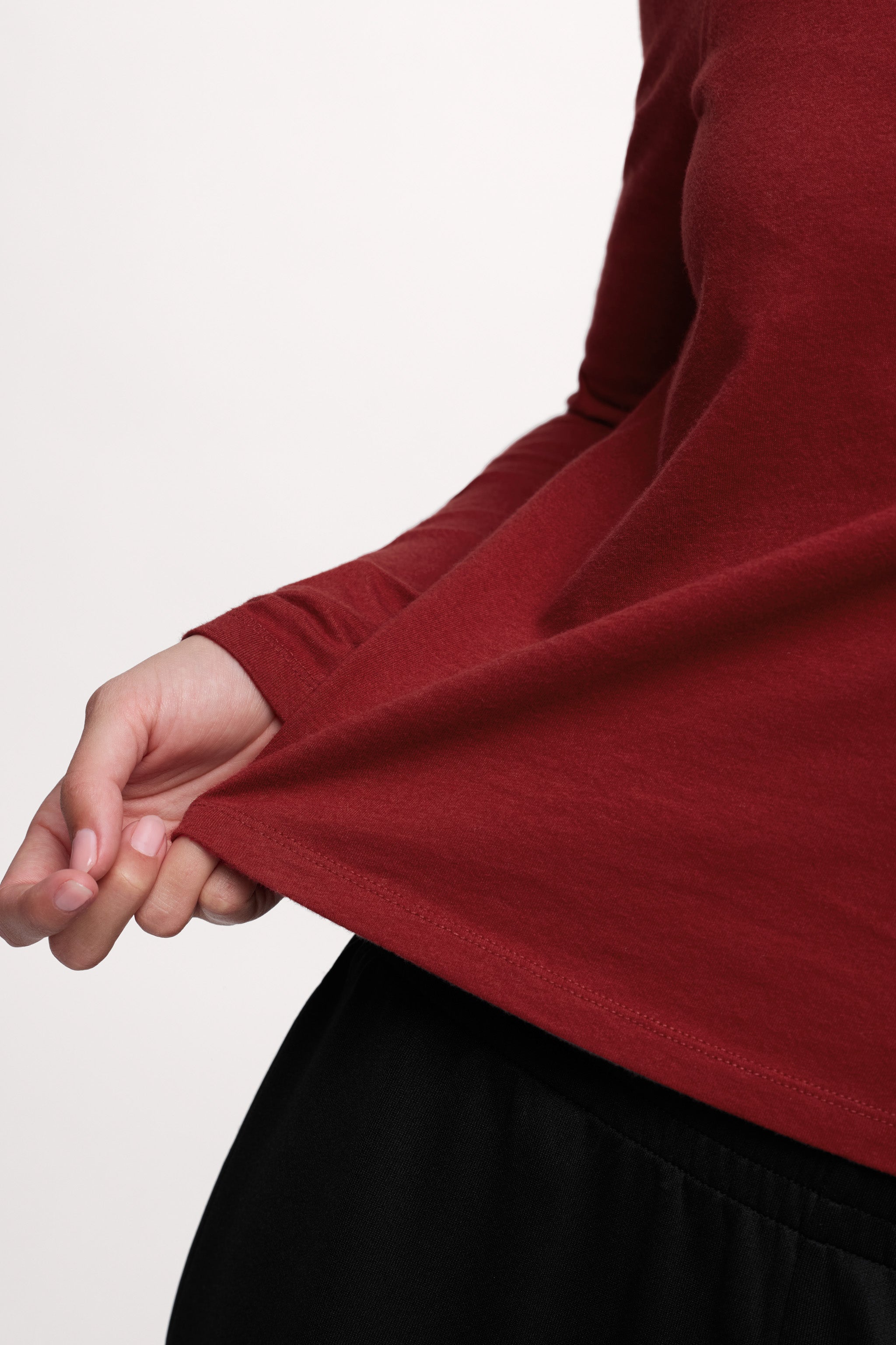 Ease Long Sleeve Top | Scarlet