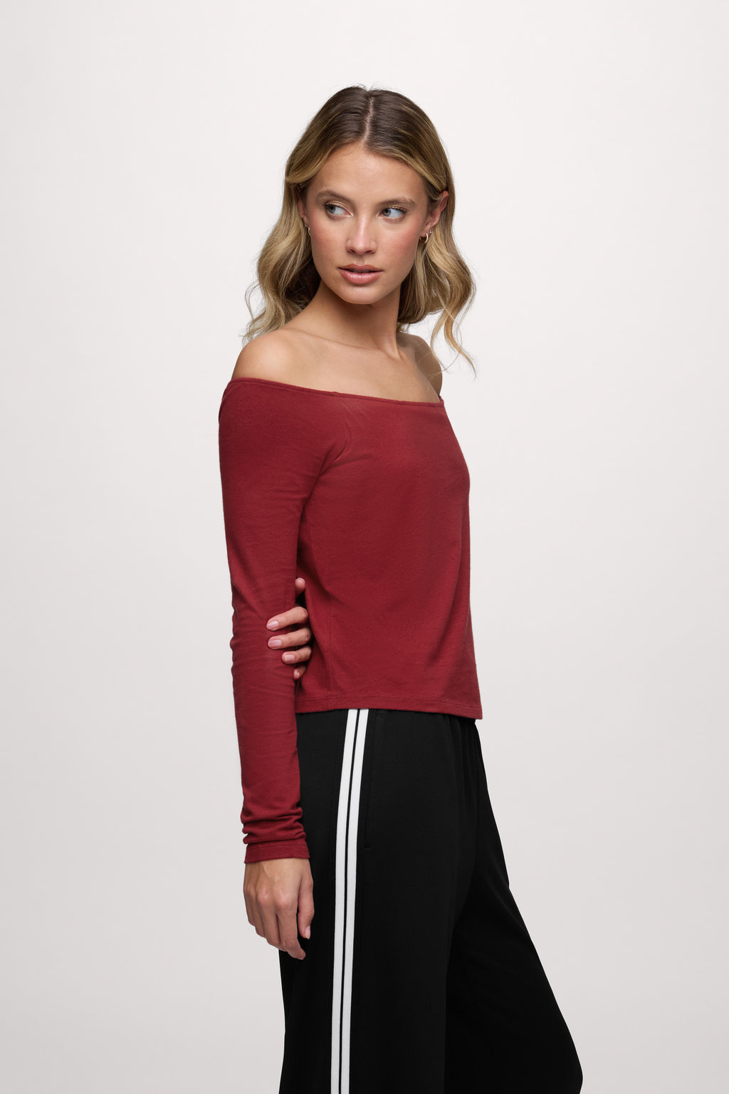 Ease Long Sleeve Top | Scarlet