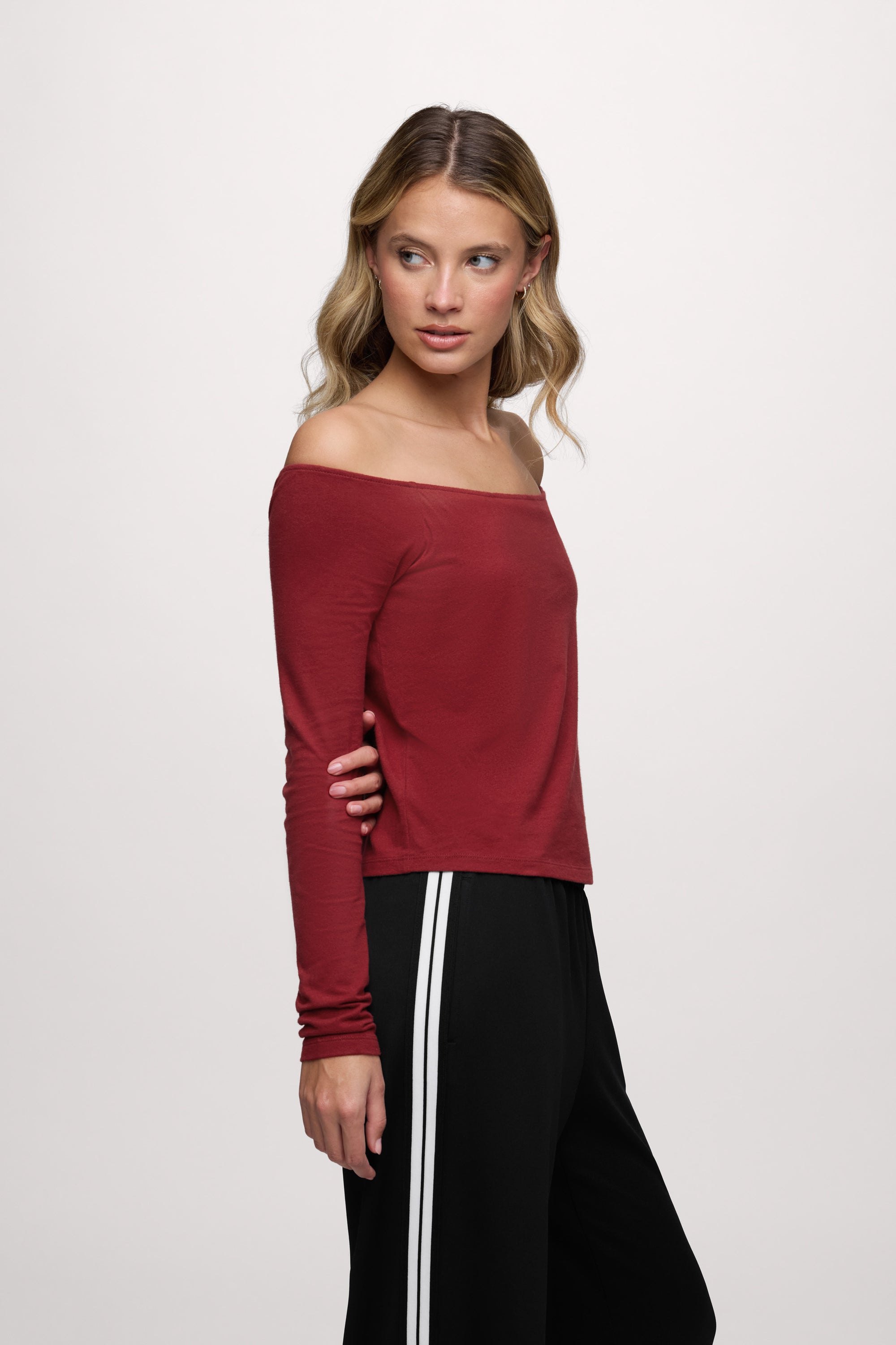 Ease Long Sleeve Top | Scarlet