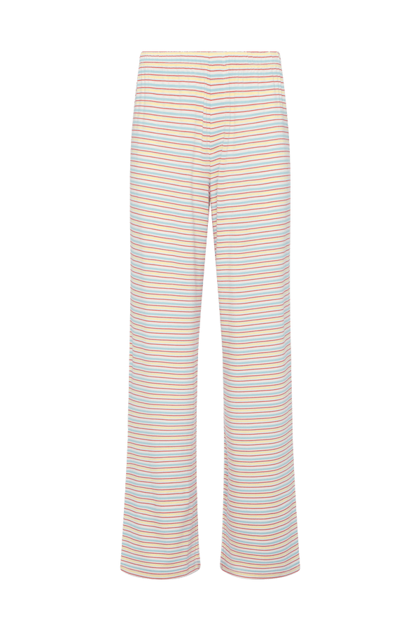 Boyfriend Stripe Pant | Sky Lemon Stripe