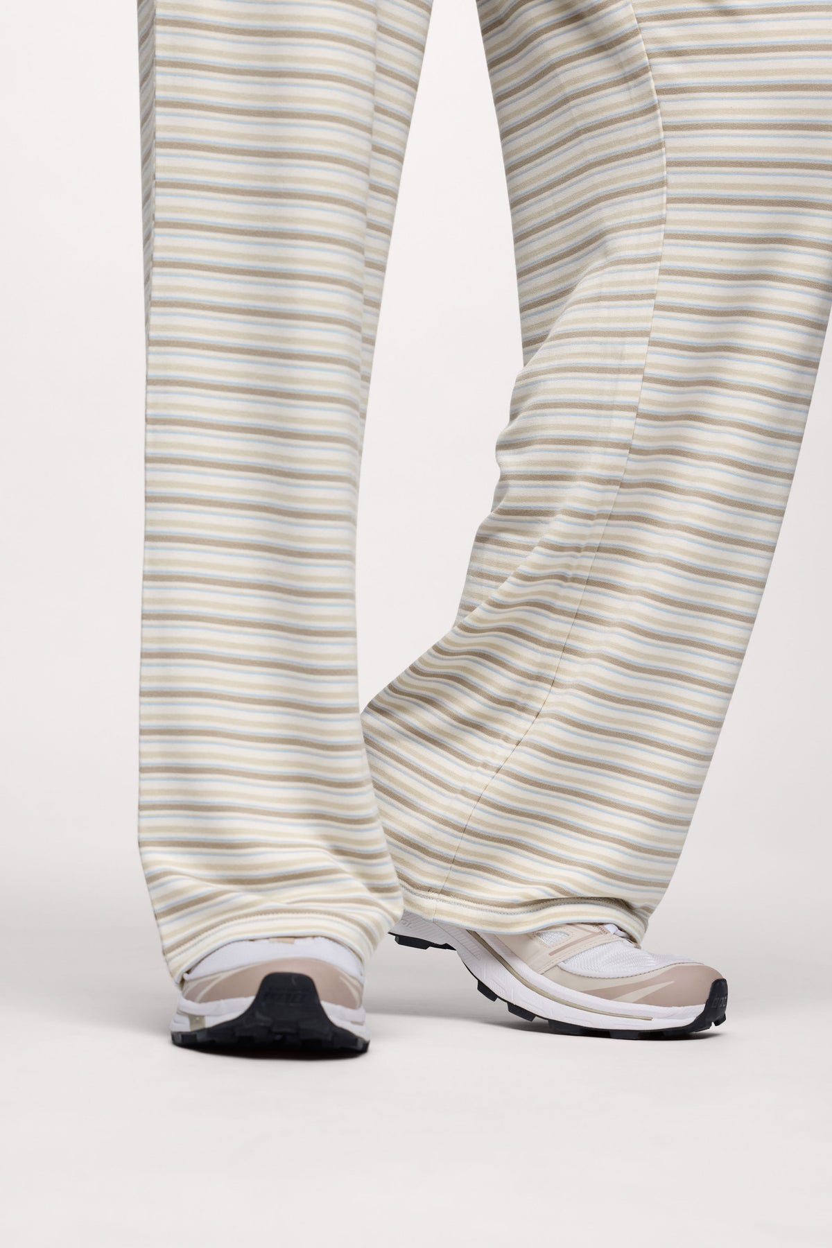 Color:Cocoa Sky Stripe | Boyfriend Stripe Pant