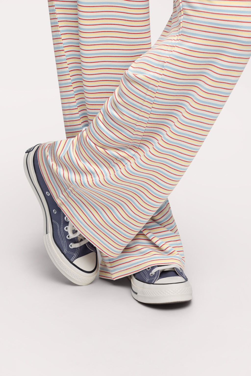 Boyfriend Stripe Pant | Sky Lemon Stripe