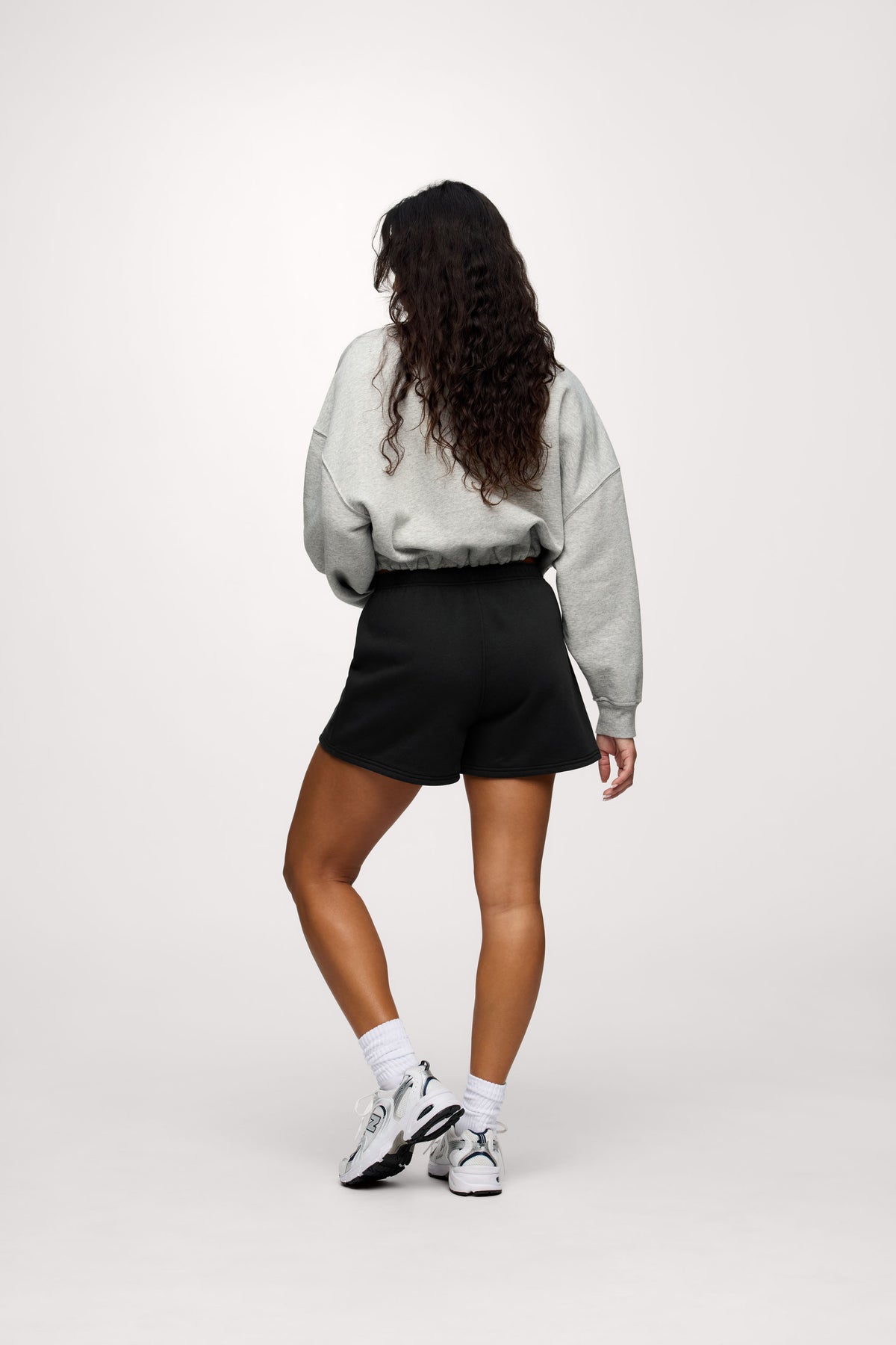Color:Black | French Terry Short