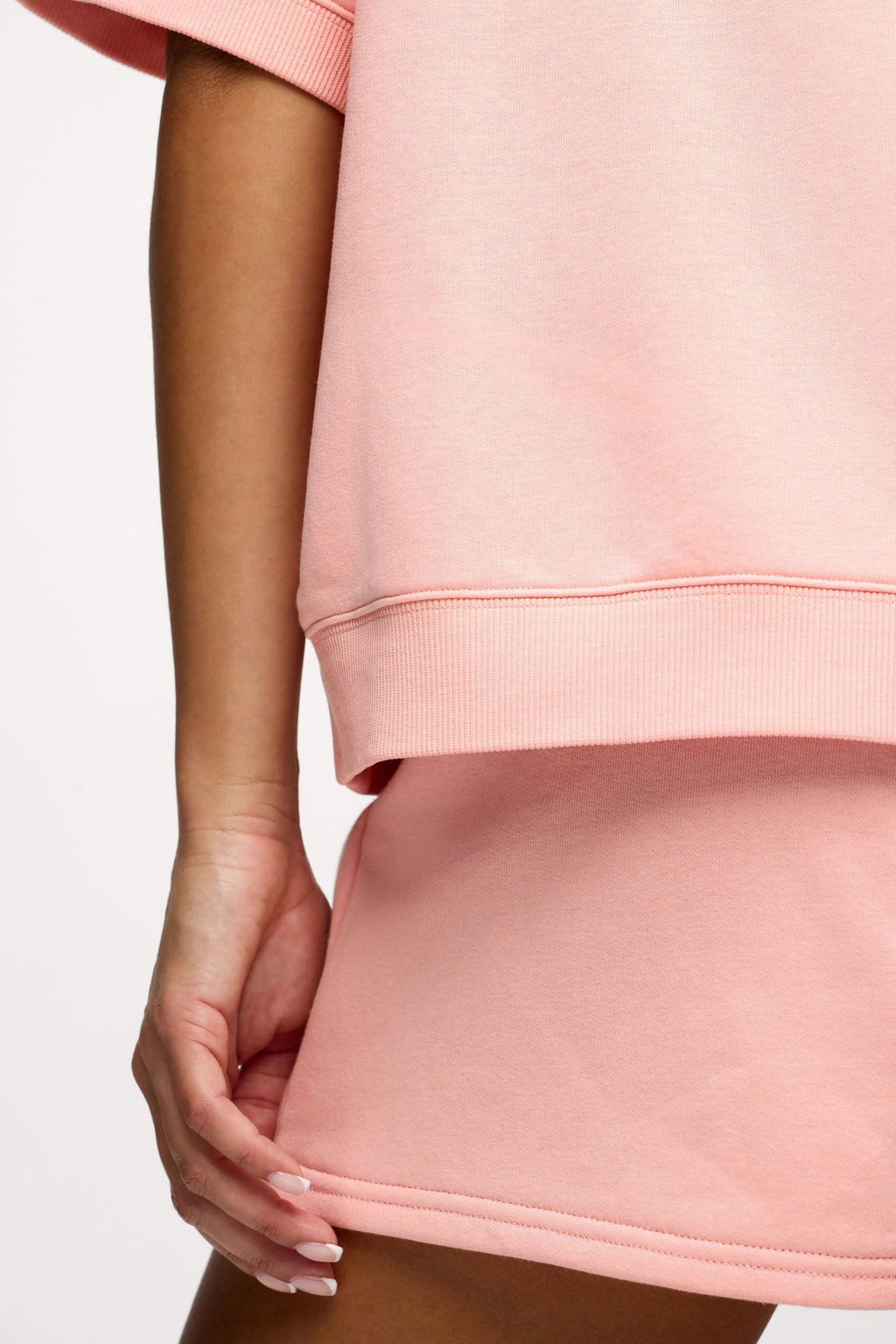 French Terry Short Sleeve Sweatshirt