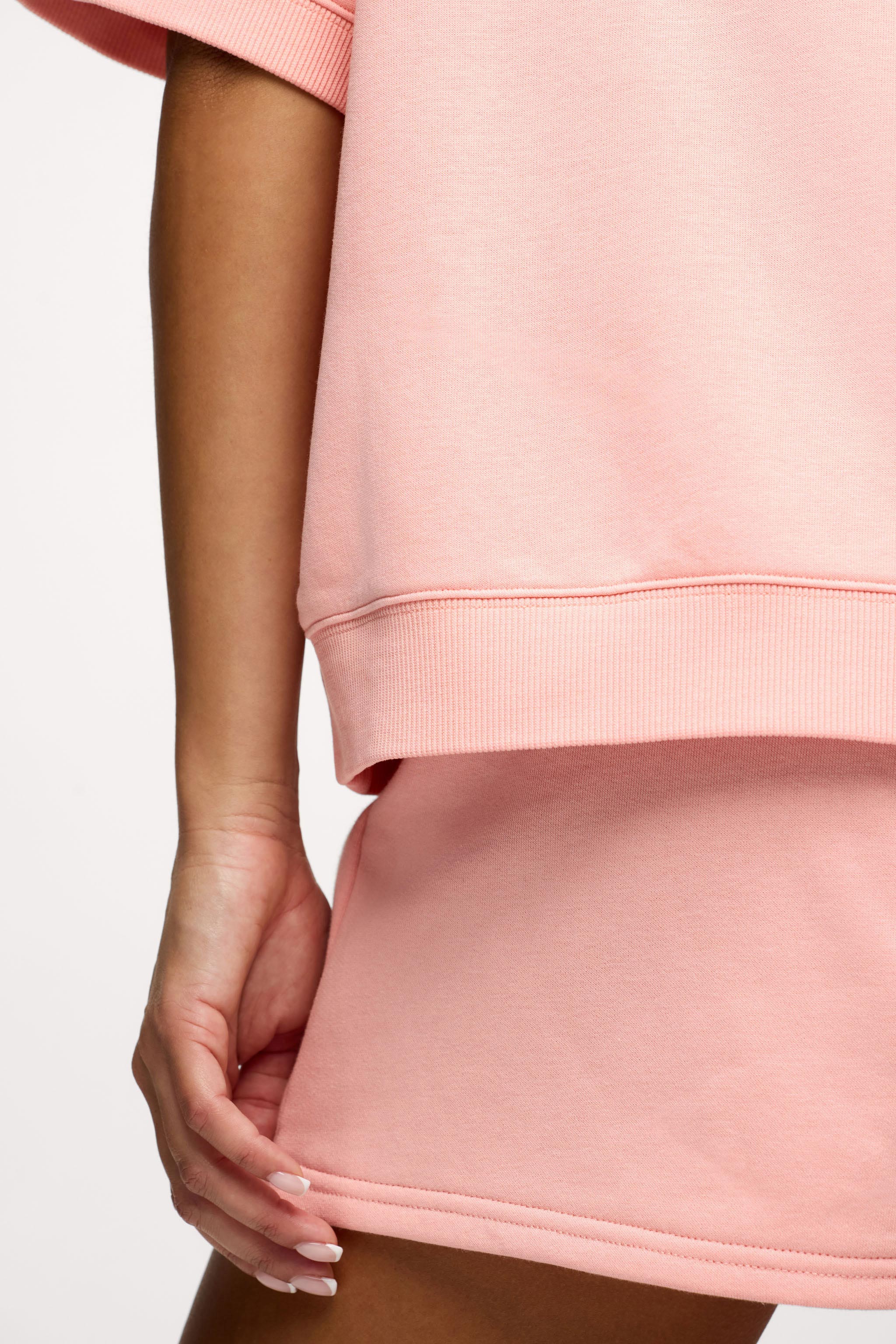French Terry Short Sleeve Sweatshirt